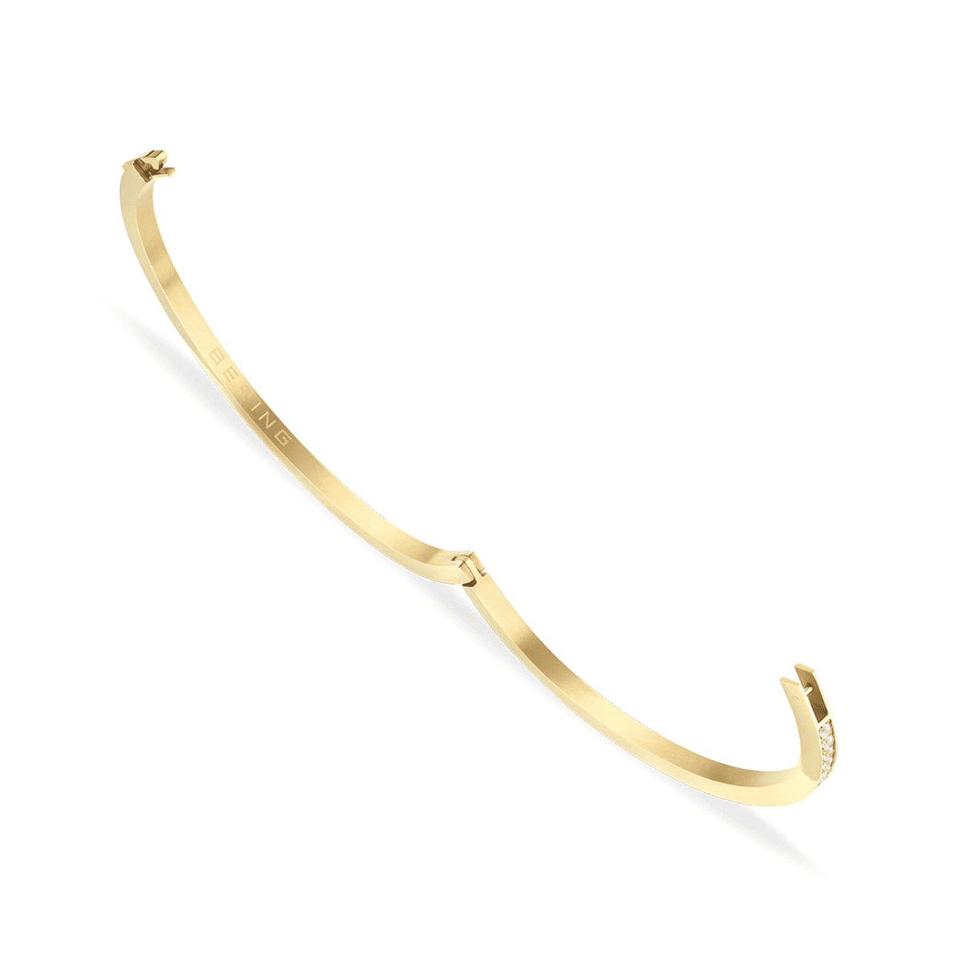 Armreif Edelstahl gelb vergoldet Arctic Symphony