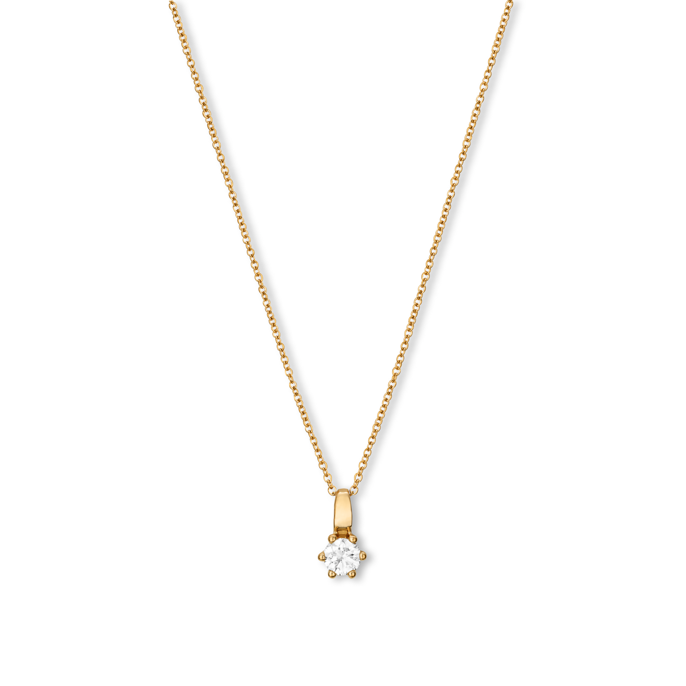 Kette Diamant ca. 0,15 ct. 333er Gelbgold Select Solitär Kette Diamant ca. 0,15 ct. 333er Gelbgold Select Solitär