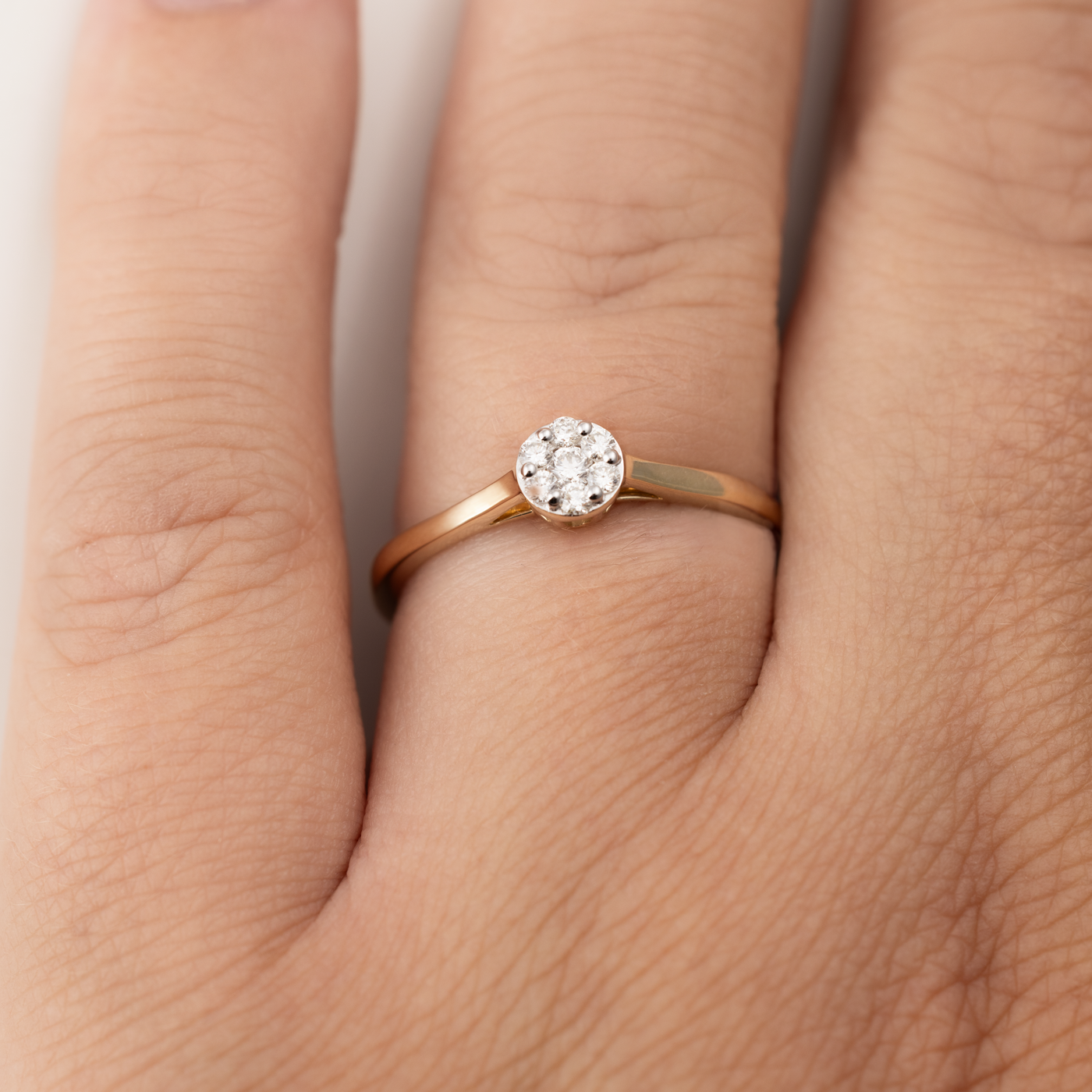 Ring Diamant zus.ca. 0,15 ct. 585er Gelbgold Calendula Ring Diamant zus.ca. 0,15 ct. 585er Gelbgold Calendula