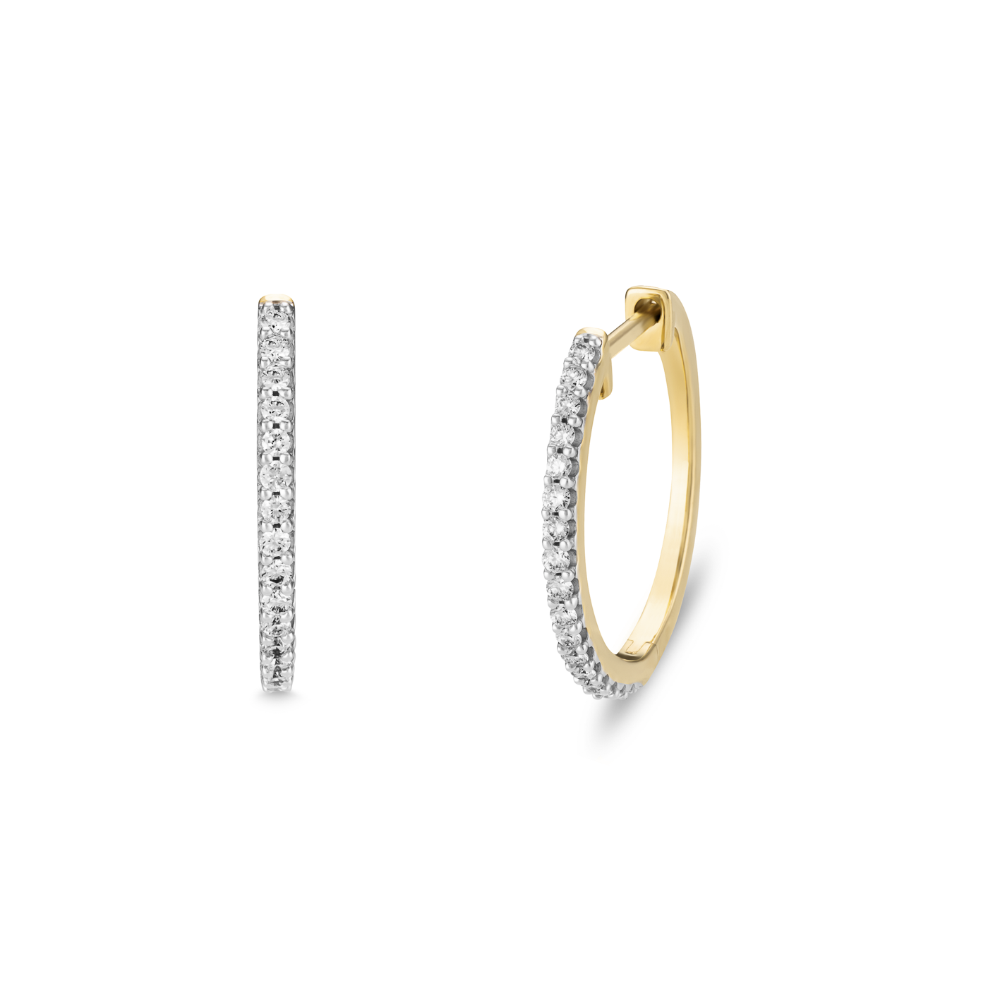 Ohrringe Diamant zus. ca. 0,20 ct. 585er Gelbgold Ohrringe Diamant zus. ca. 0,20 ct. 585er Gelbgold