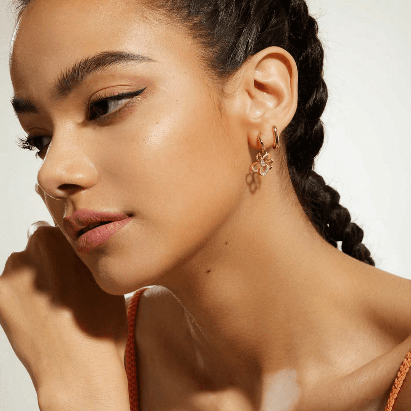 Charm für Ohrringe 925er Silber gelb vergoldet Rising Sun Charm für Ohrringe 925er Silber gelb vergoldet Rising Sun