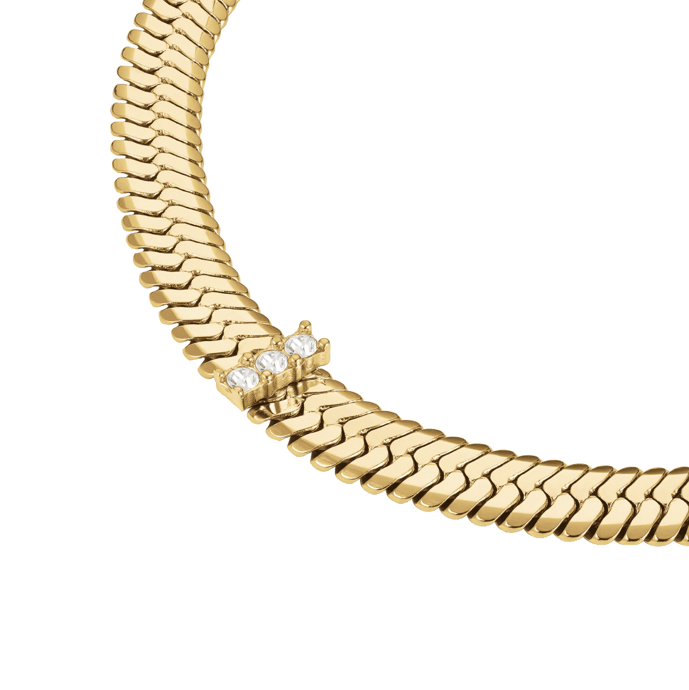 Armband Edelstahl gelb vergoldet Snake Armband Edelstahl gelb vergoldet Snake