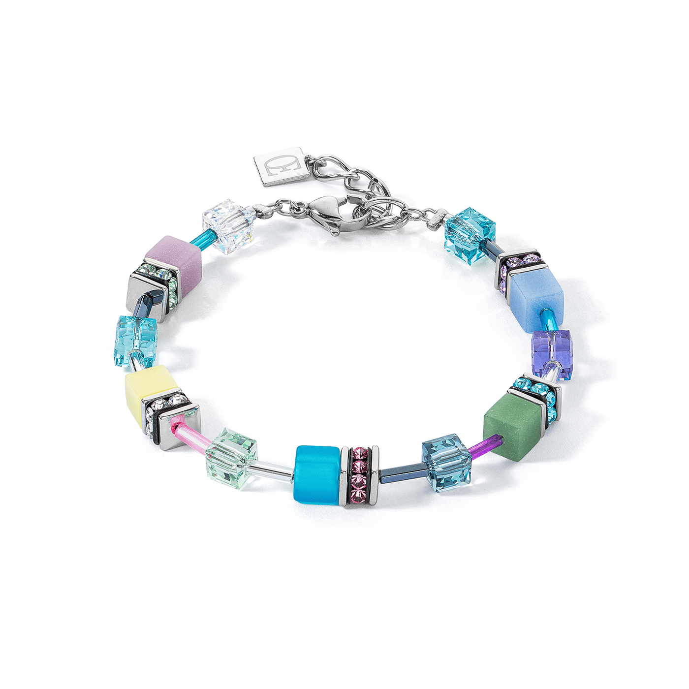 Armband Swarovski® Kristall Edelstahl GeoCube® Armband Swarovski® Kristall Edelstahl GeoCube®