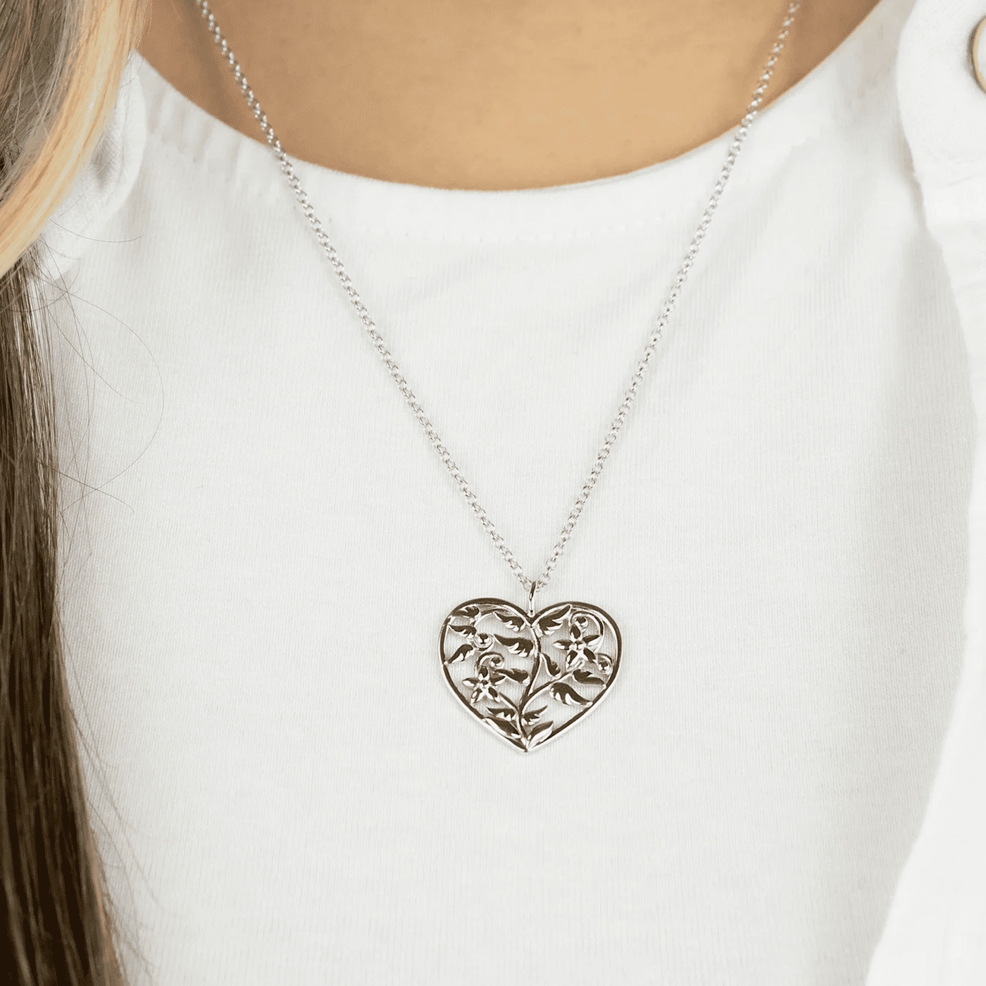 Kette 925er Silber Flügelbaum Kette 925er Silber Flügelbaum