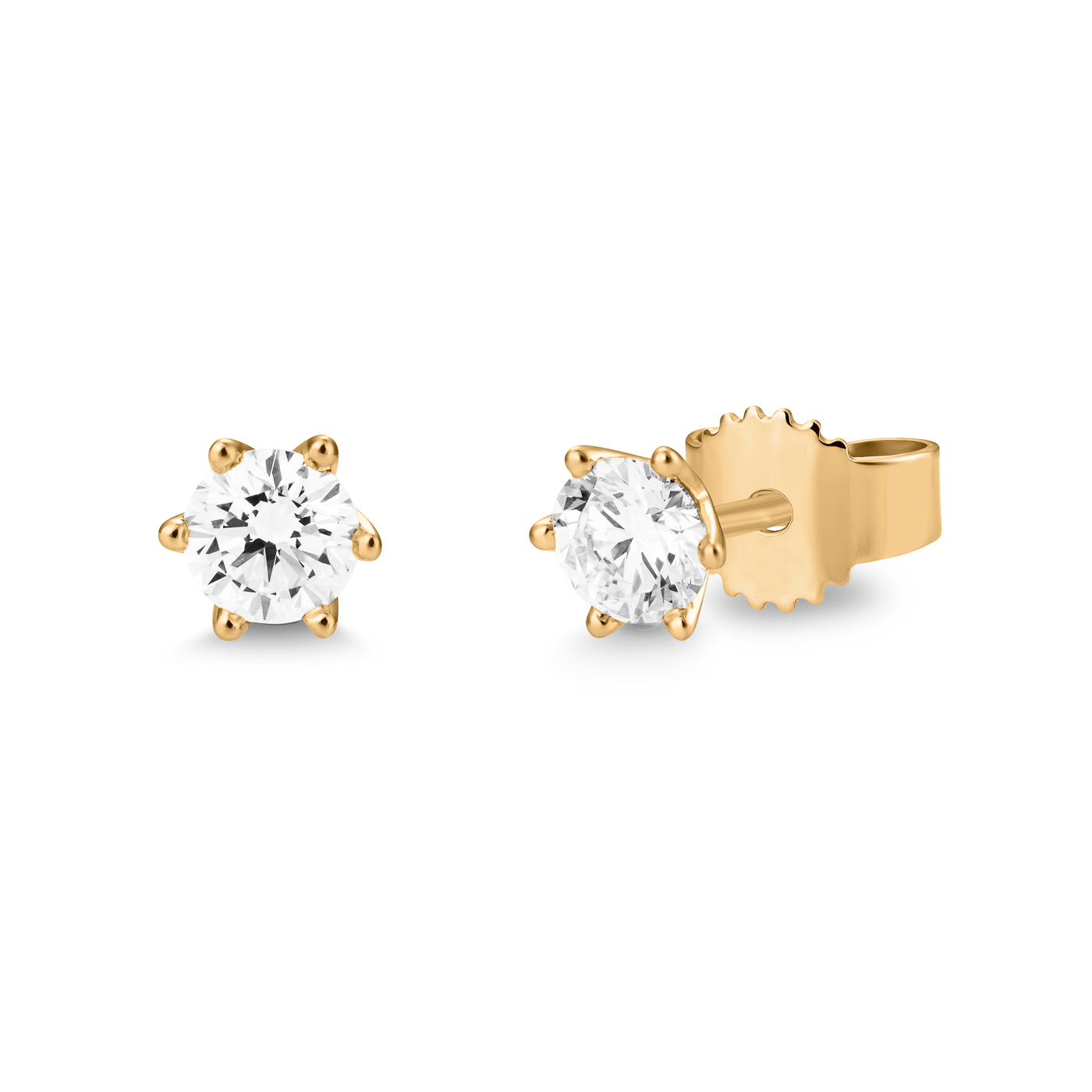 Ohrringe Diamant zus. ca. 0,50 ct. 585er Gelbgold In Love Solitär Ohrringe Diamant zus. ca. 0,50 ct. 585er Gelbgold In Love Solitär
