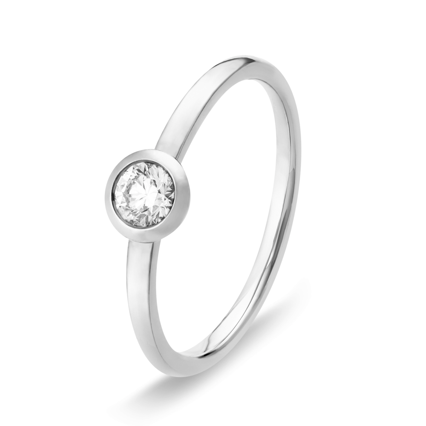 Ring Diamant ca. 0,25 ct. 585er Weißgold In Love Solitär Ring Diamant ca. 0,25 ct. 585er Weißgold In Love Solitär