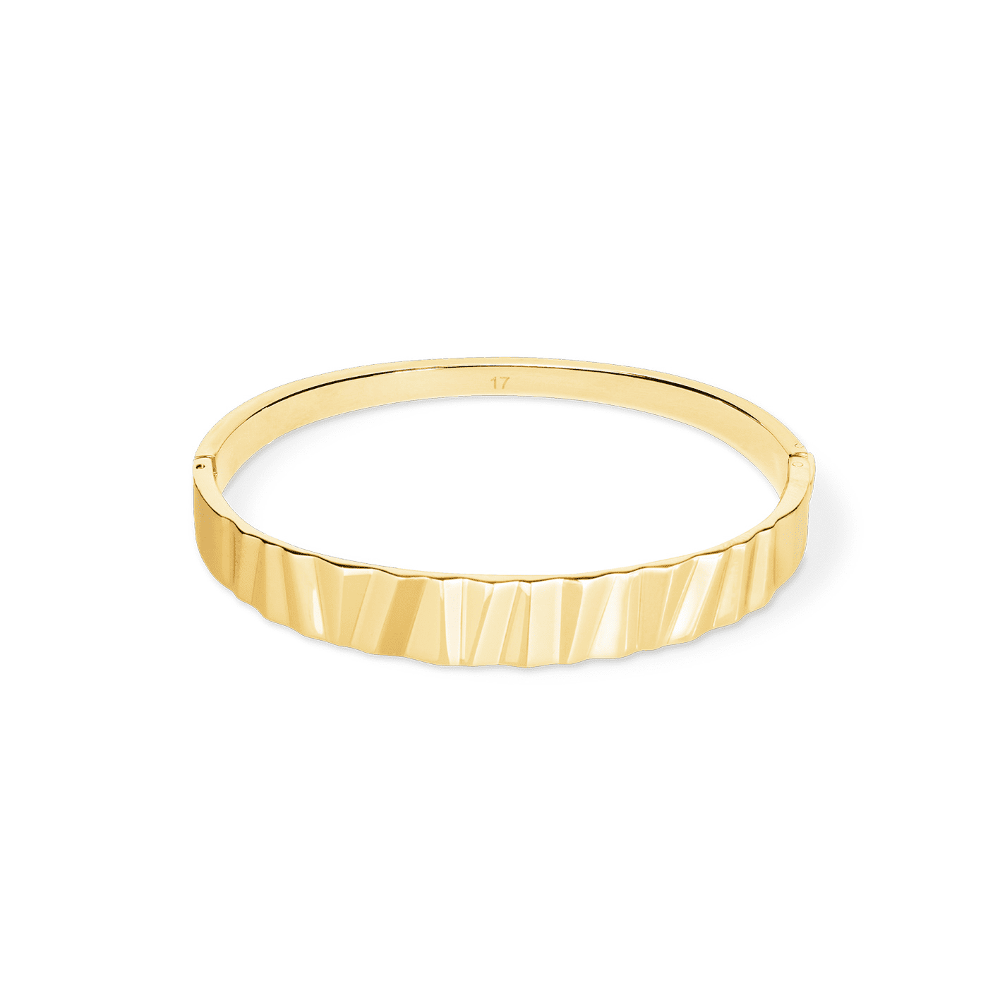 Armreif Edelstahl gelb vergoldet Classic Wave Armreif Edelstahl gelb vergoldet Classic Wave