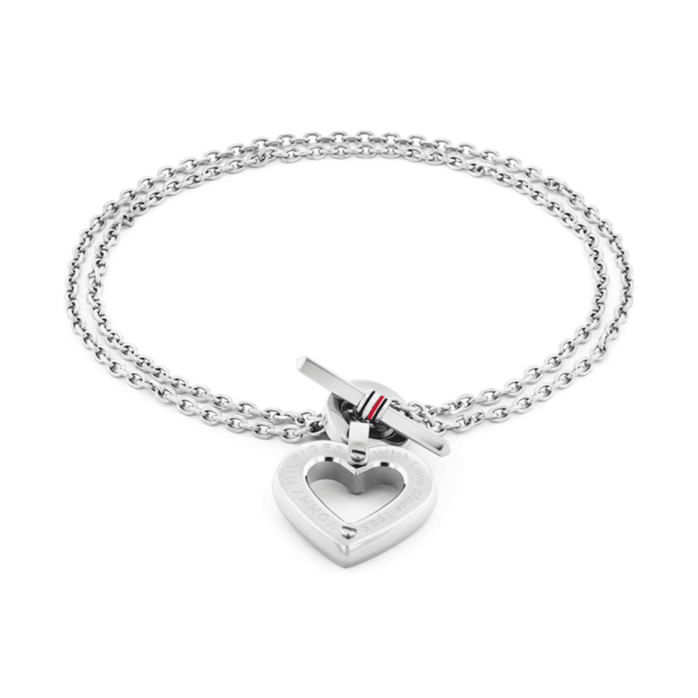 Armband Edelstahl Toggle Heart Armband Edelstahl Toggle Heart