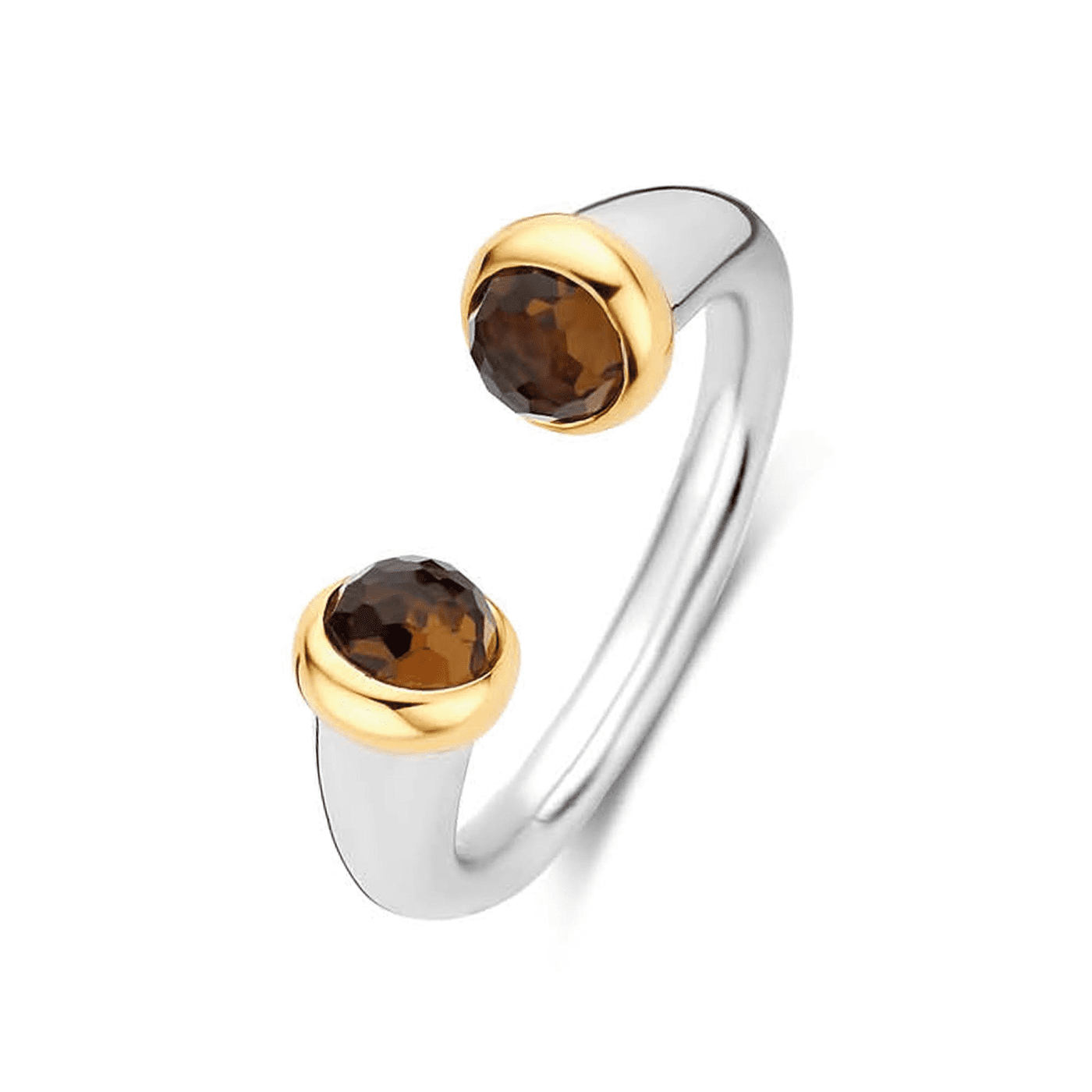Ring Zirkonia 925er Silber bicolor Vintage Elegance Ring Zirkonia 925er Silber bicolor Vintage Elegance