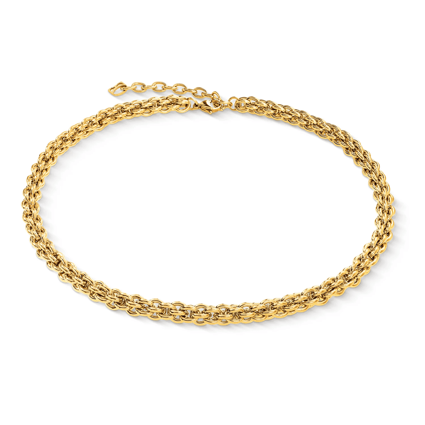 Kette Edelstahl gelb vergoldet Mesh Chain Classic Kette Edelstahl gelb vergoldet Mesh Chain Classic