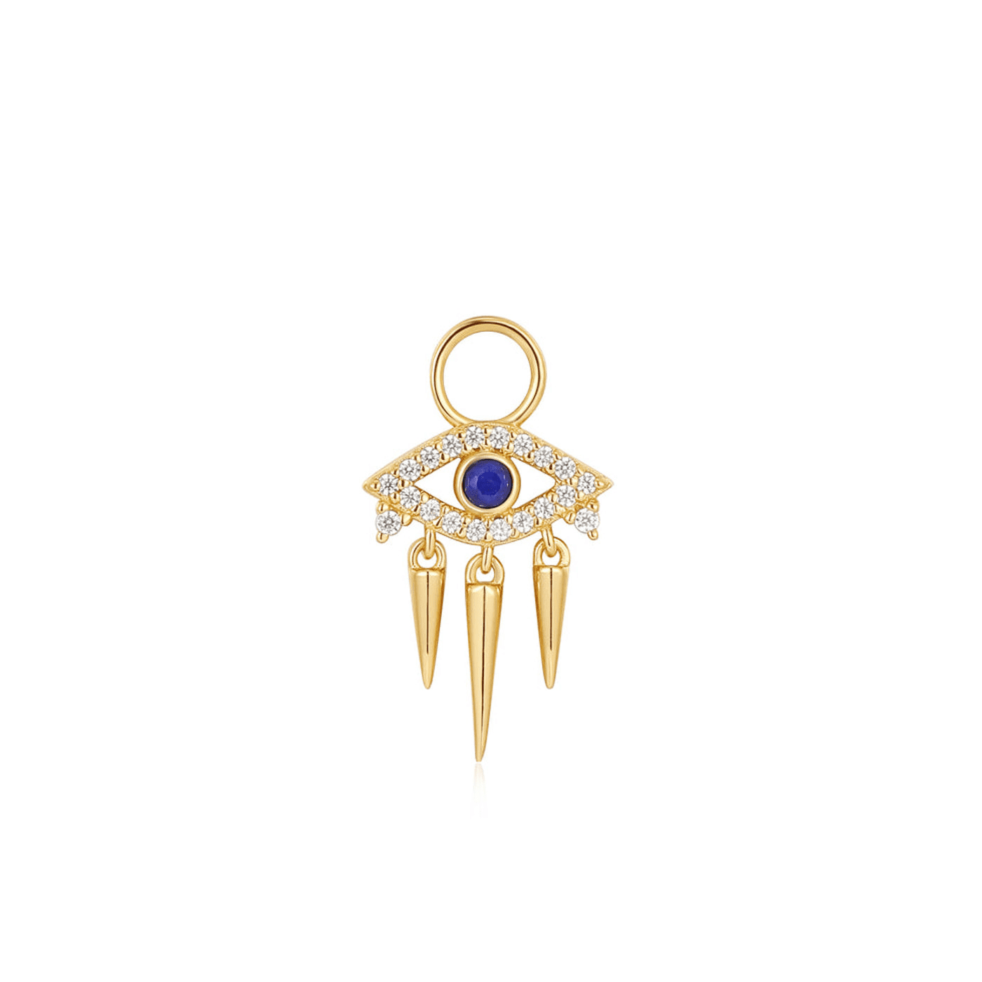Charm für Ohrringe 925er Silber gelb vergoldet Rising Sun Charm für Ohrringe 925er Silber gelb vergoldet Rising Sun