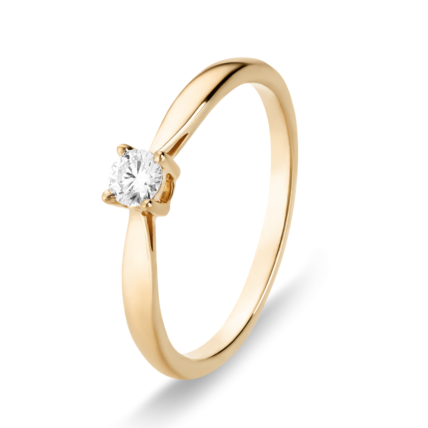 Ring Diamant ca. 0,15 ct. 333er Gelbgold Select Solitär Ring Diamant ca. 0,15 ct. 333er Gelbgold Select Solitär