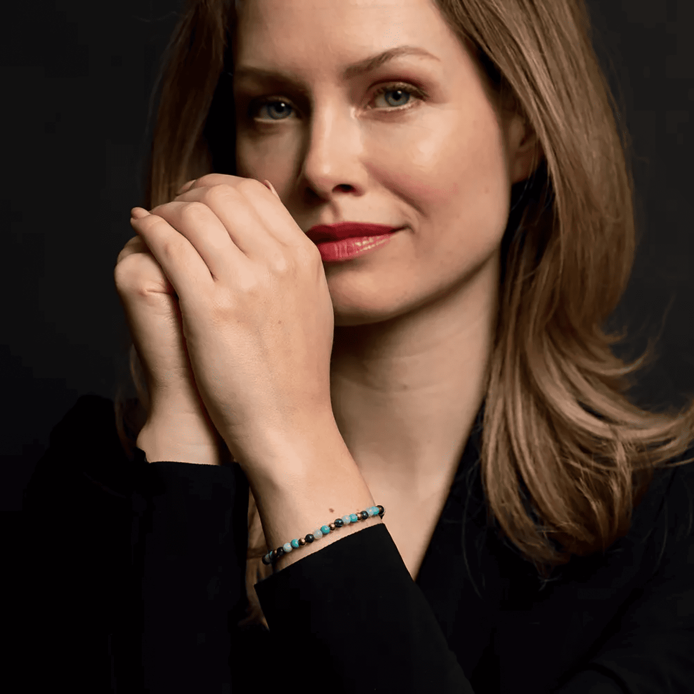 Armband Edelstahl gelb vergoldet Winter Blues Armband Edelstahl gelb vergoldet Winter Blues