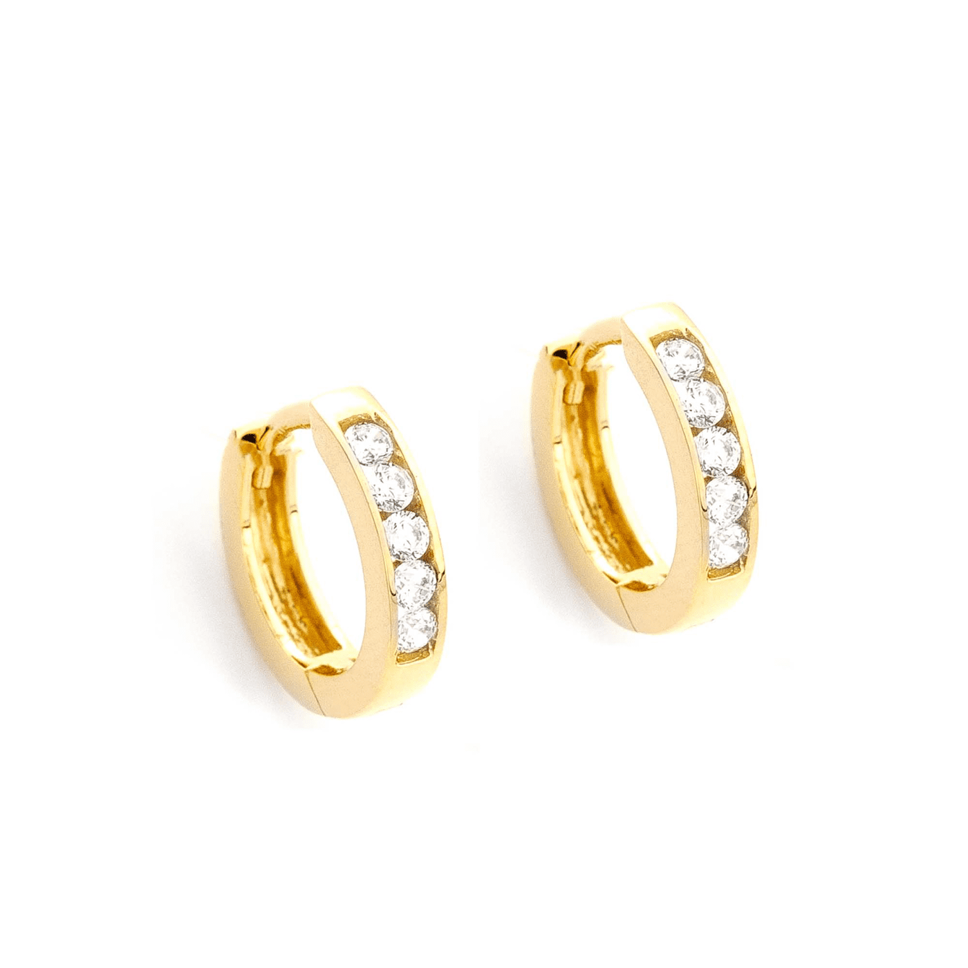 Ohrringe Zirkonia 333er Gelbgold  Ohrringe Zirkonia 333er Gelbgold