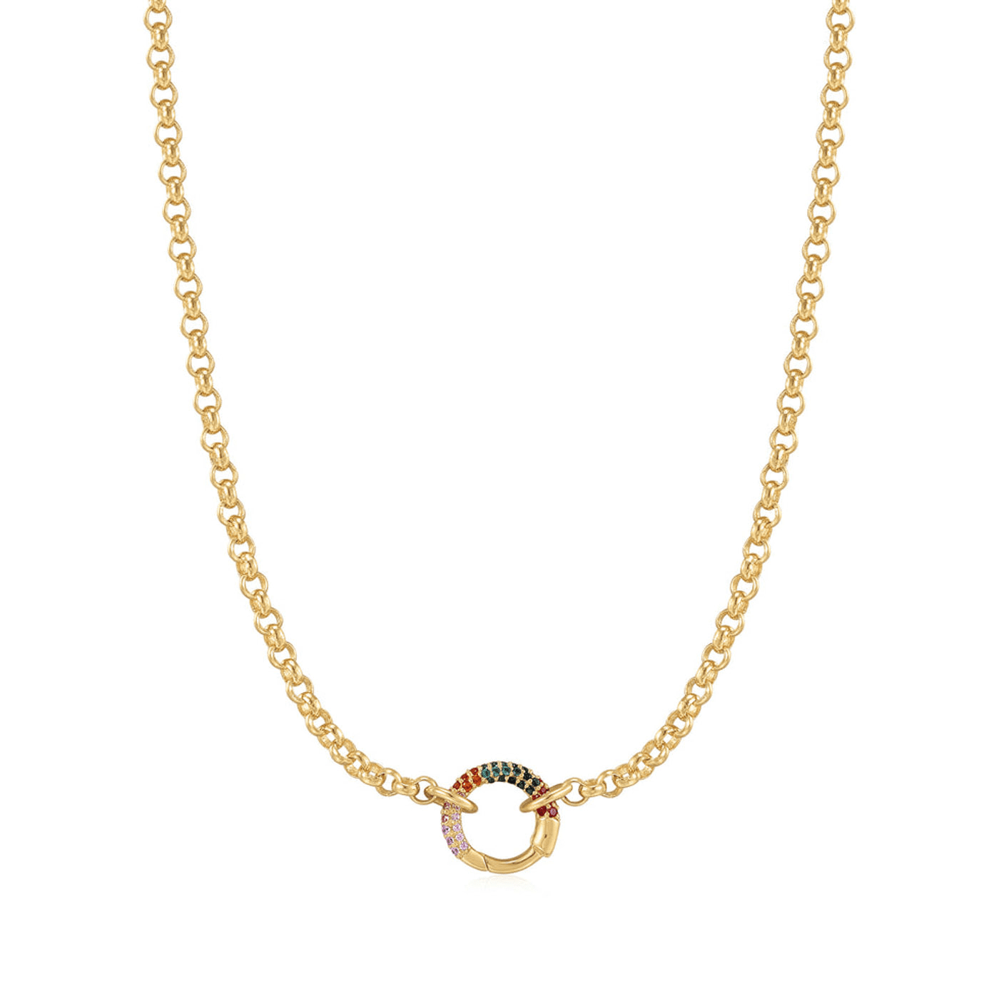 Kette Zirkonia 925er Silber gelb vergoldet Rising Sun Kette Zirkonia 925er Silber gelb vergoldet Rising Sun
