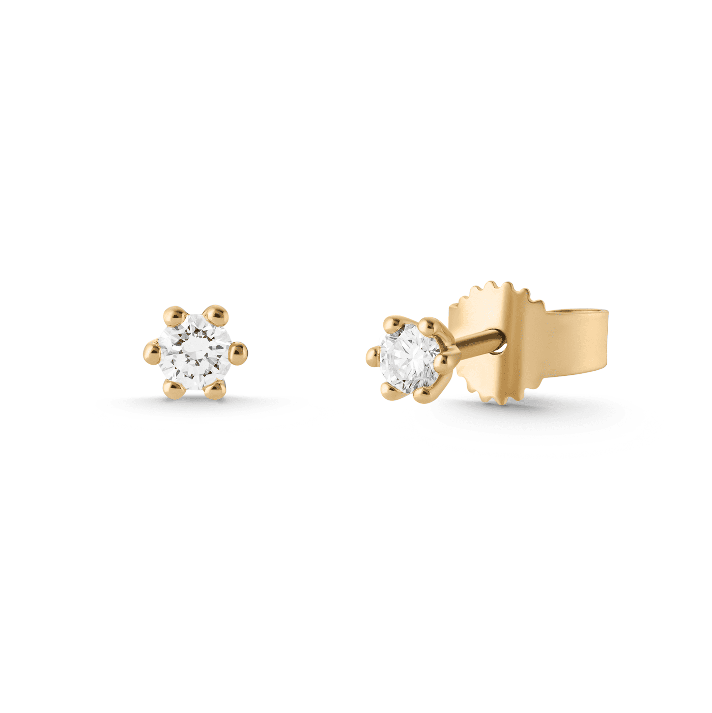 Ohrringe Diamant zus. ca. 0,15 ct. 333er Gelbgold Select Solitär Ohrringe Diamant zus. ca. 0,15 ct. 333er Gelbgold Select Solitär