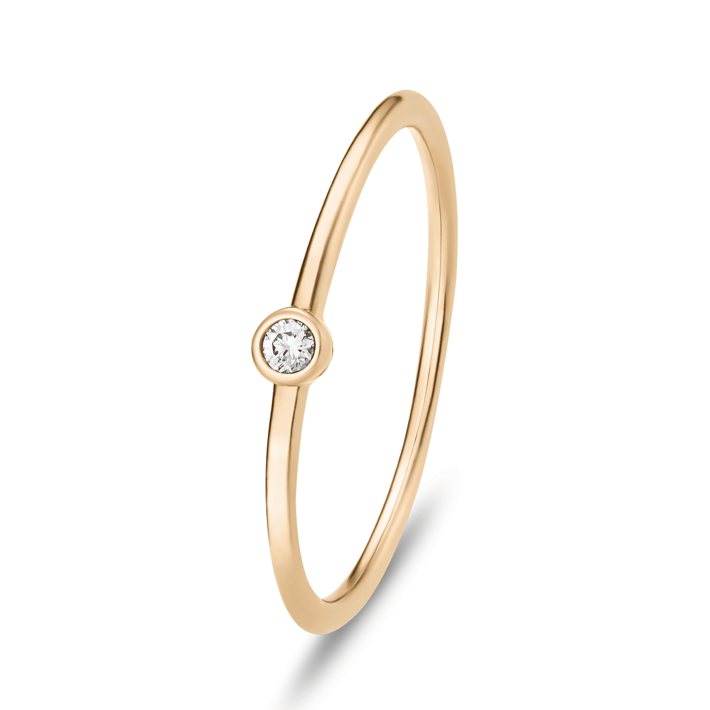 Ring Diamant ca. 0,03 ct. 333er Gelbgold