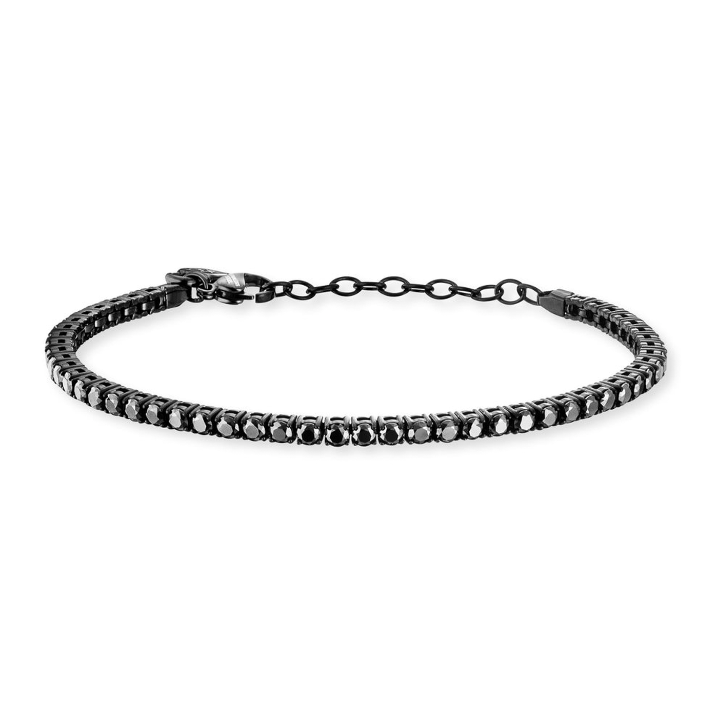 Armband Edelstahl schwarz Francesco Armband Edelstahl schwarz Francesco