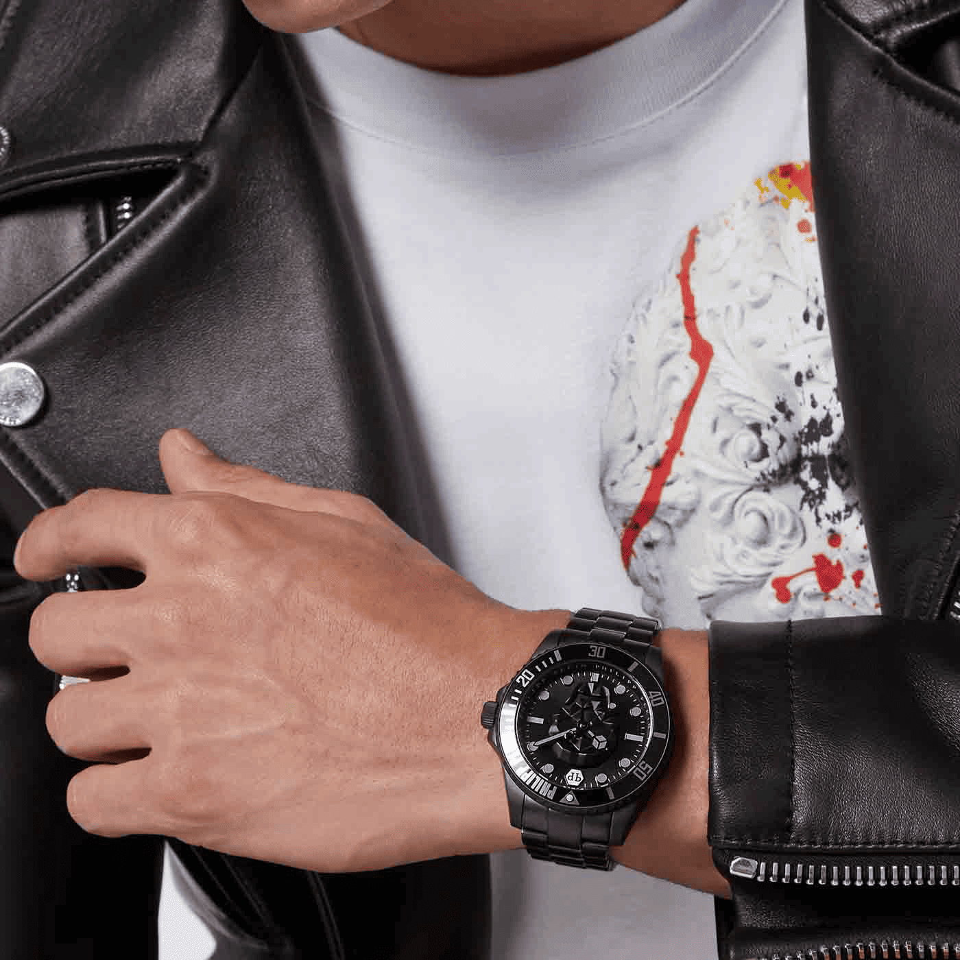 THE $KULL DIVER Quarz Uhr THE $KULL DIVER Quarz Uhr