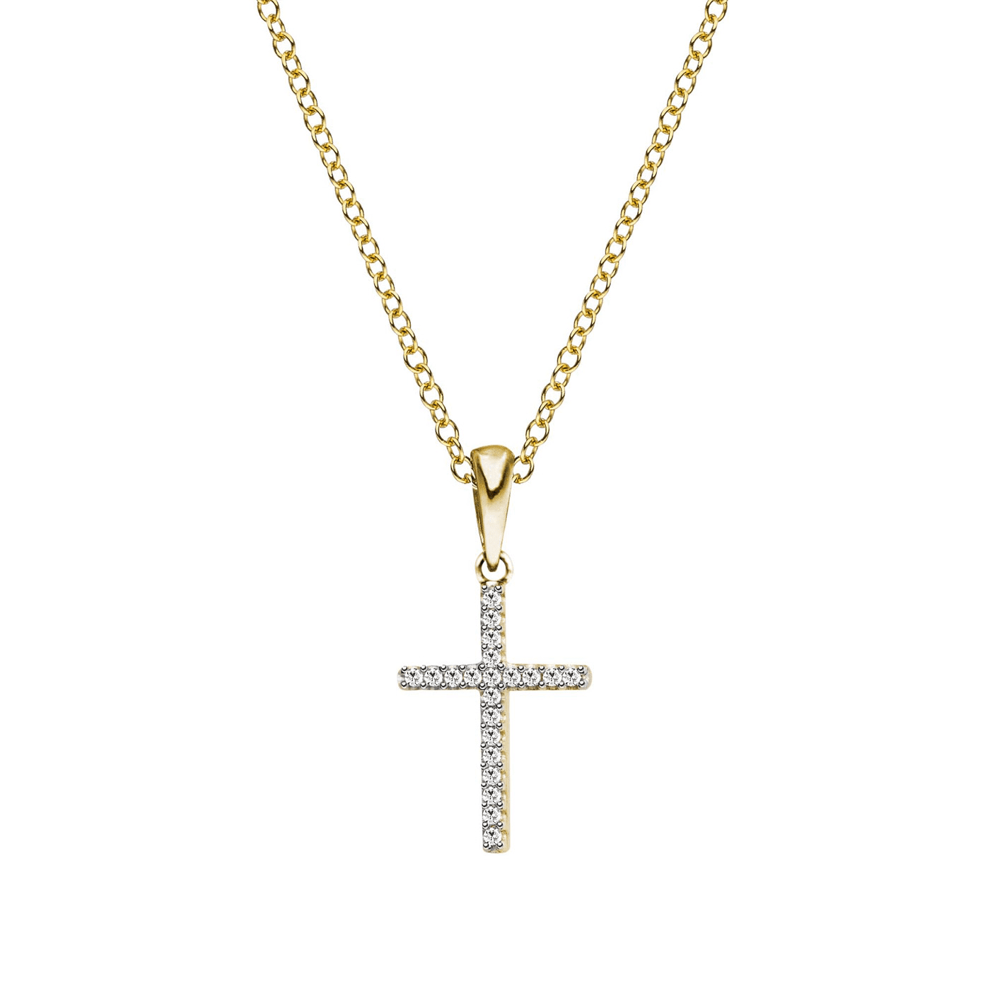 Kette Diamant zus. ca. 0,05 ct. 333er Gelbgold Kette Diamant zus. ca. 0,05 ct. 333er Gelbgold