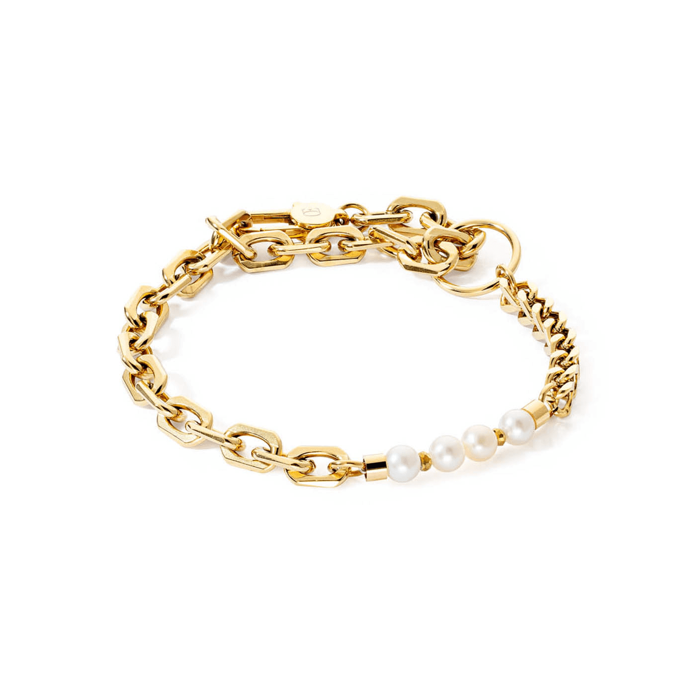Armband Edelstahl gelb vergoldet Armband Edelstahl gelb vergoldet