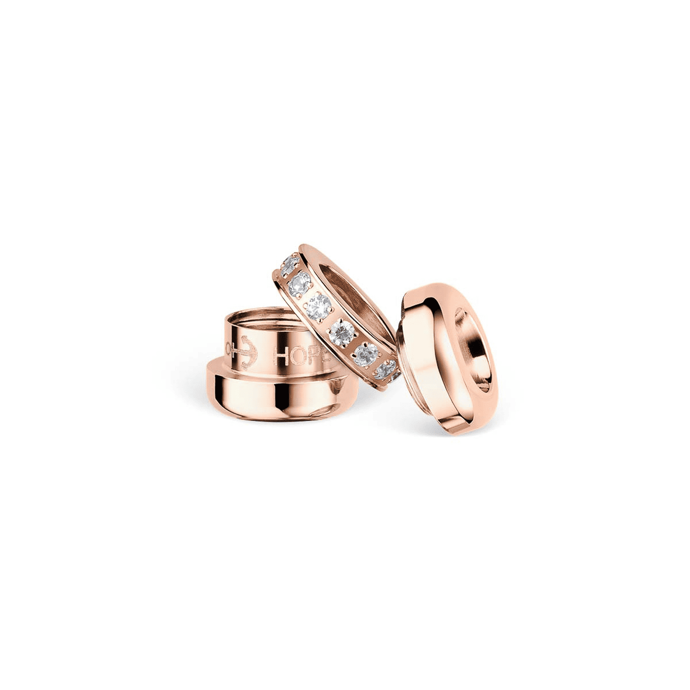 Charm Edelstahl rosé vergoldet Arctic Symphony Charm Edelstahl rosé vergoldet Arctic Symphony