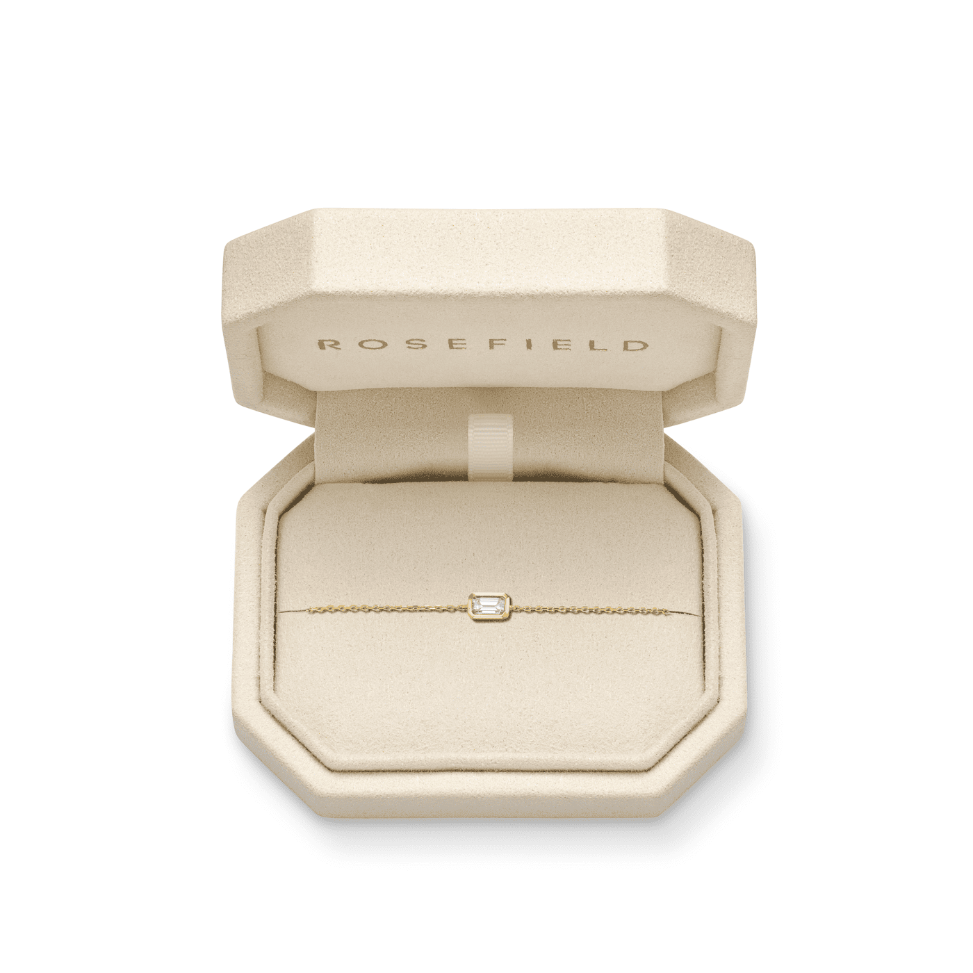 Armband syn. Diamant 0,311ct. 585er Gelbgold Eterna Square