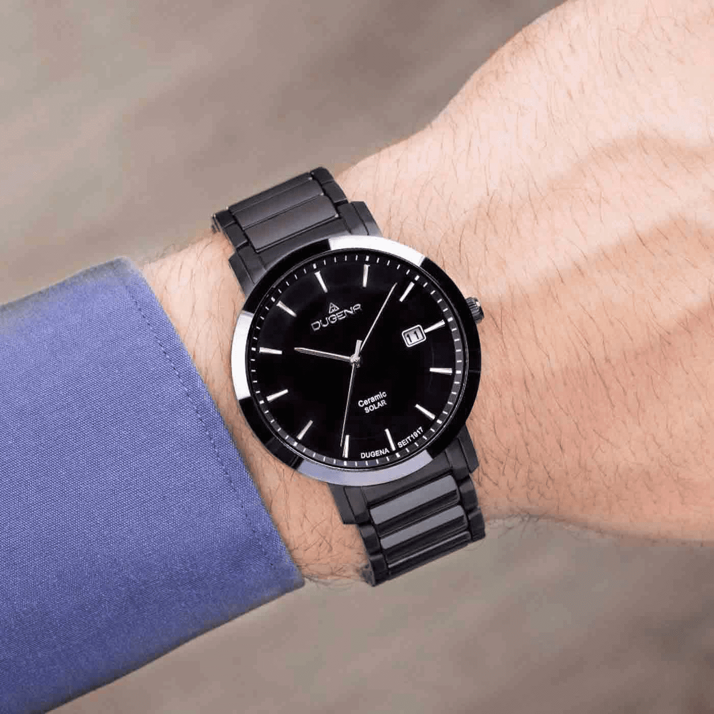 Ceramic Solar Quarz Uhr Ceramic Solar Quarz Uhr