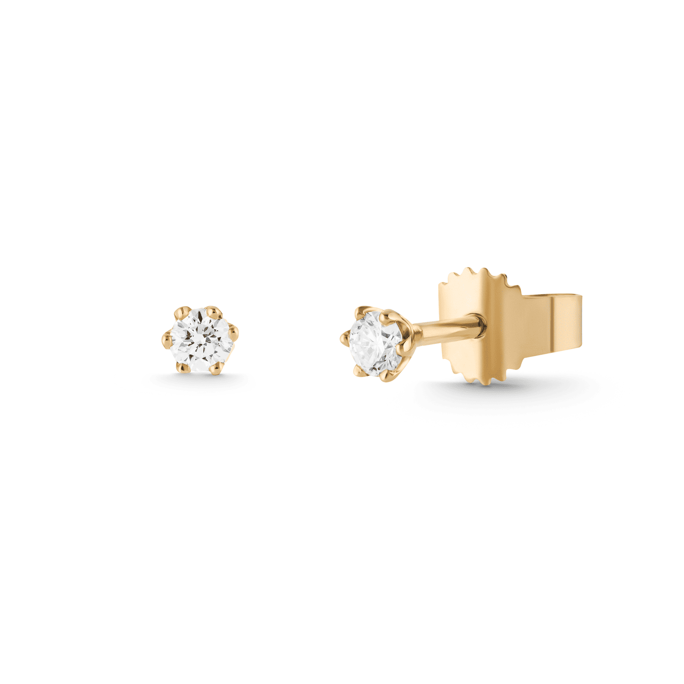 Ohrringe Diamant zus. ca. 0,10 ct. 585er Gelbgold In Love Solitär Ohrringe Diamant zus. ca. 0,10 ct. 585er Gelbgold In Love Solitär