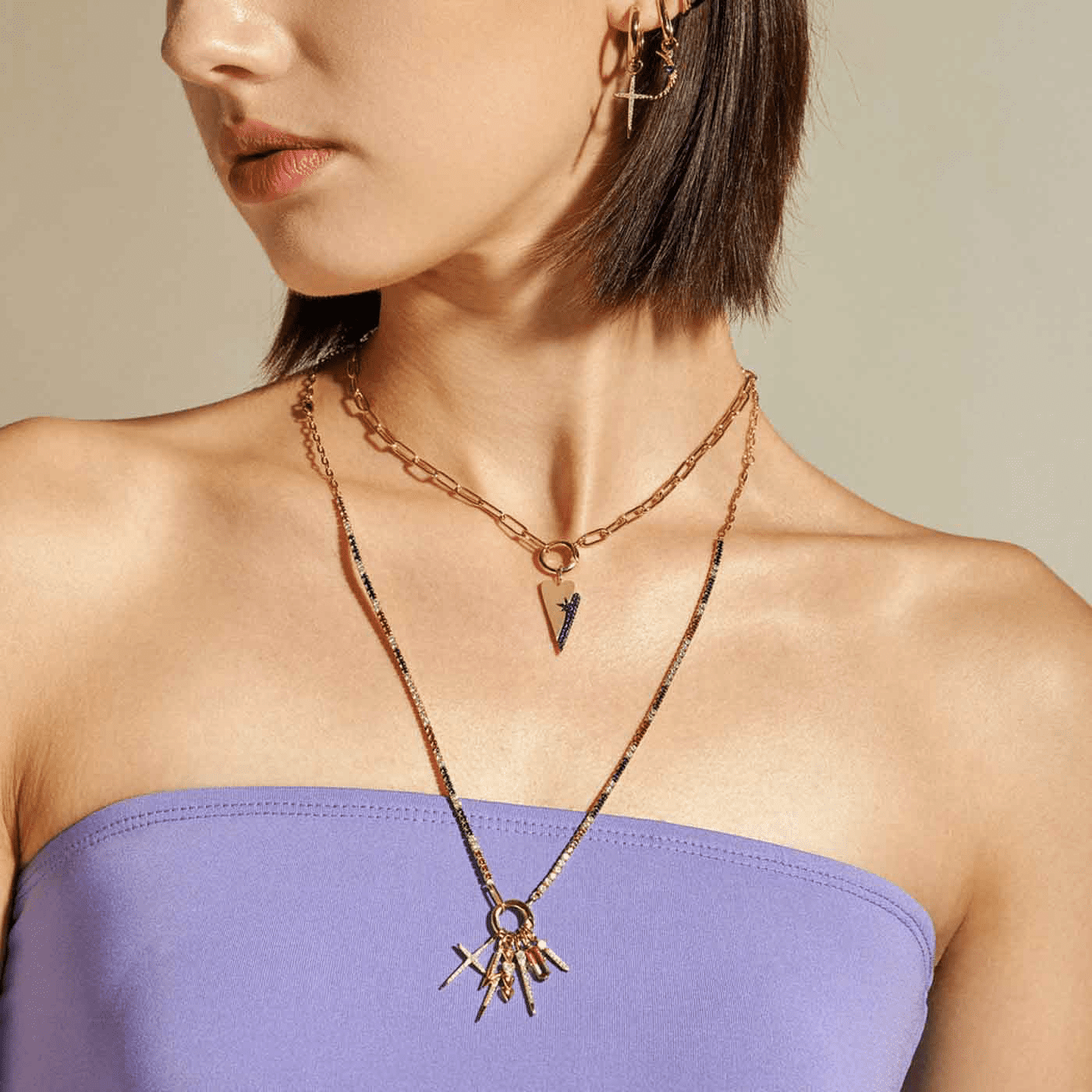 Charm für Ketten und Armbänder 925er Silber gelb vergoldet Rising Sun