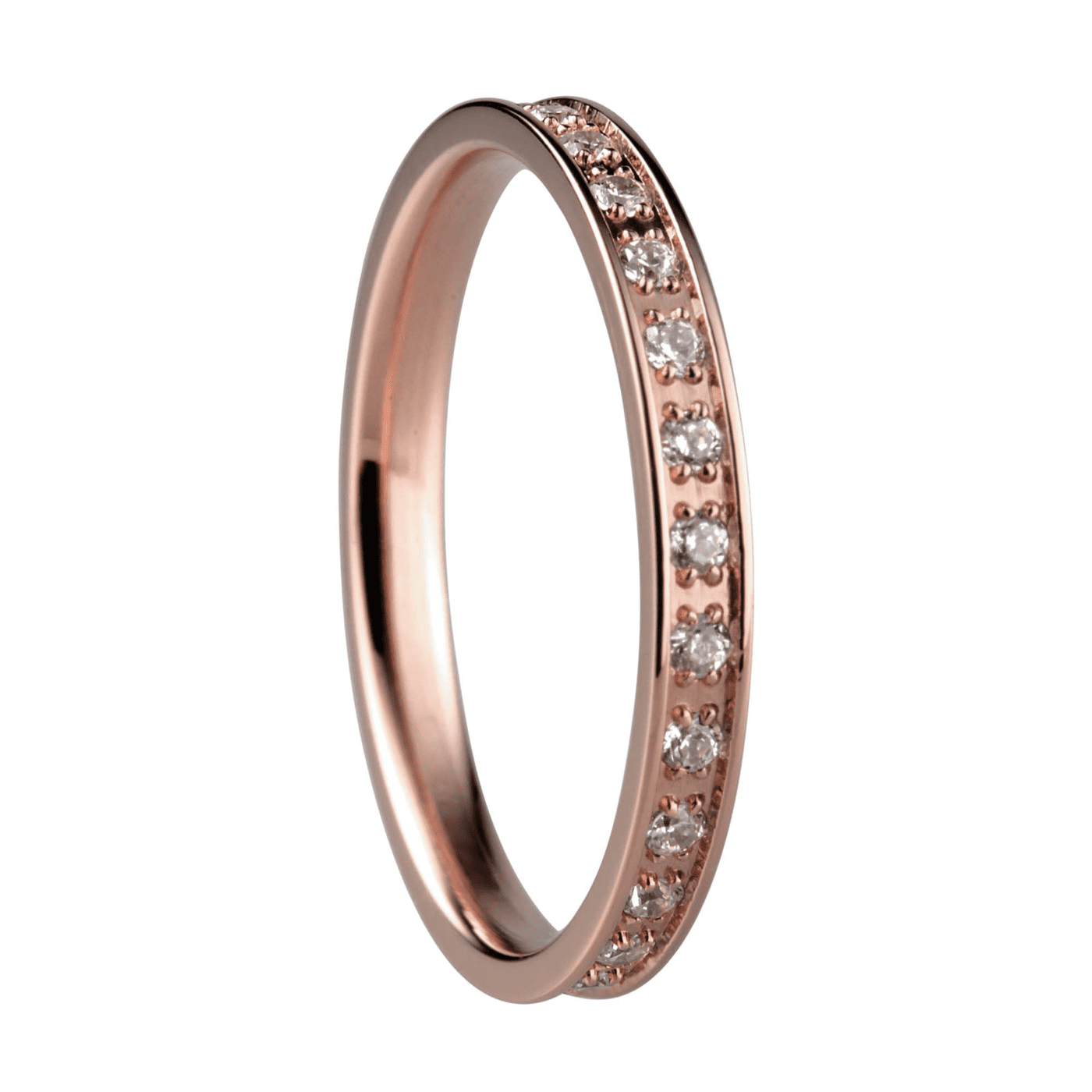 Ring Zirkonia Edelstahl rosé vergoldet Arctic Symphony Ring Zirkonia Edelstahl rosé vergoldet Arctic Symphony