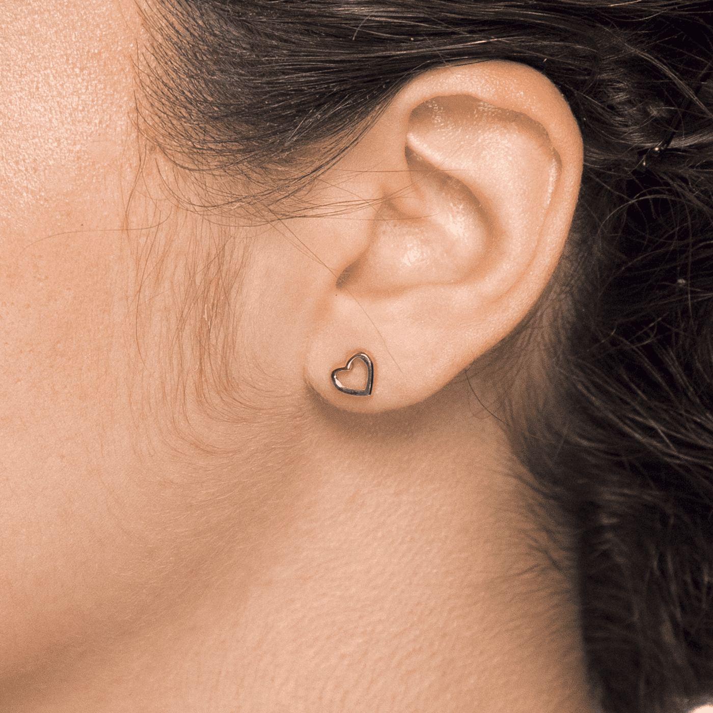 Ohrringe 333er Gelbgold rhodiniert 