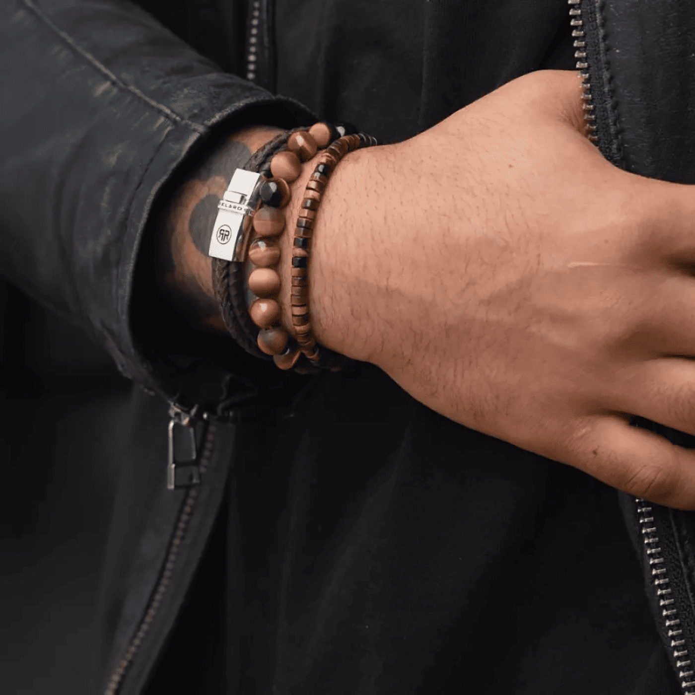 Armband Edelstahl Tiger Lily