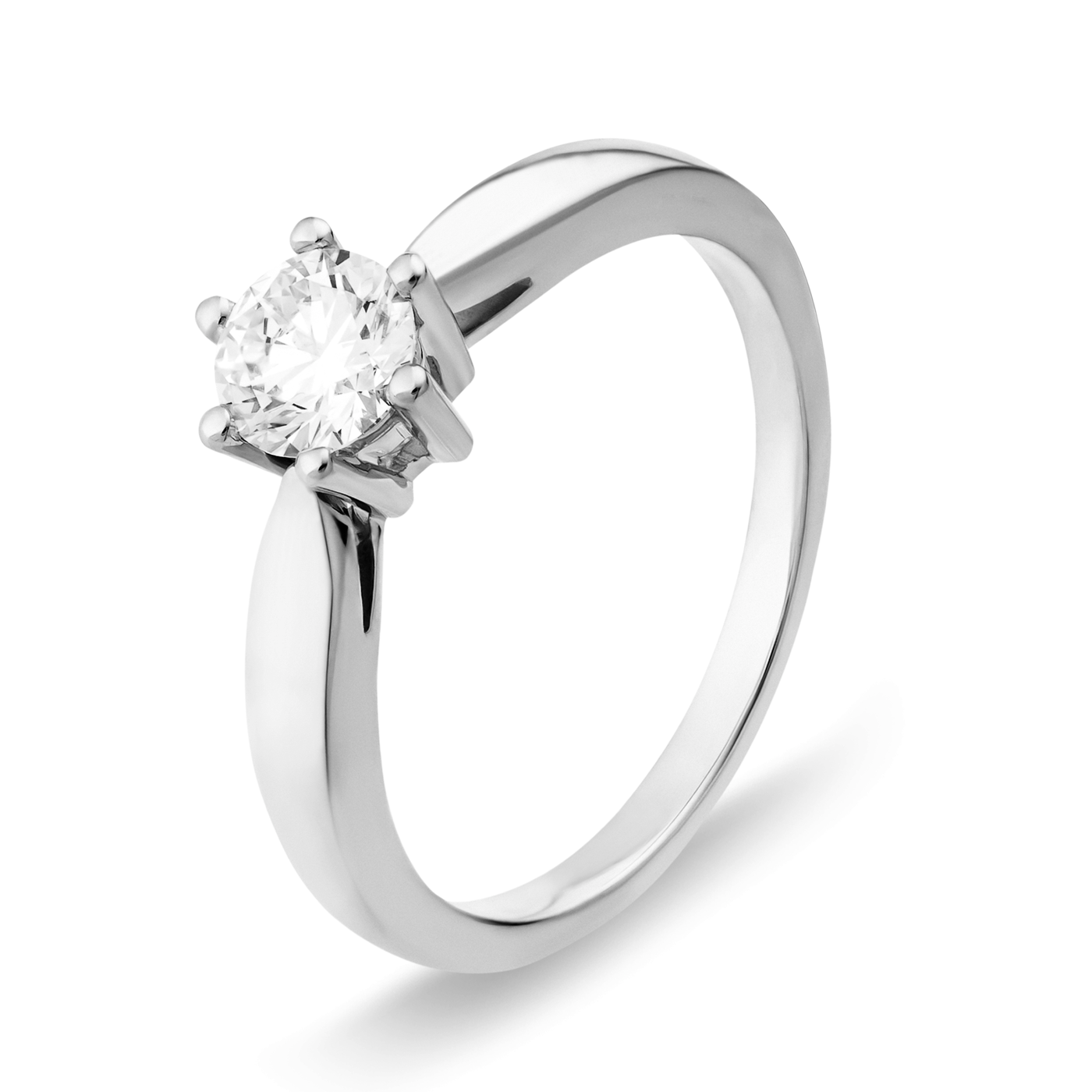 Ring Diamant ca. 0,50 ct. 585er Weißgold Select Solitär Ring Diamant ca. 0,50 ct. 585er Weißgold Select Solitär
