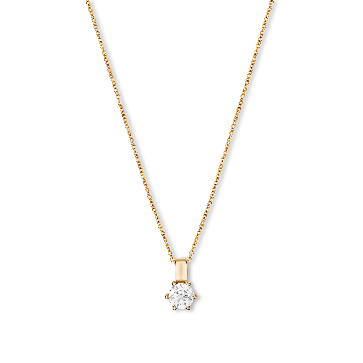 Kette Diamant ca. 0,25 ct. 585er Gelbgold Select Solitär Kette Diamant ca. 0,25 ct. 585er Gelbgold Select Solitär