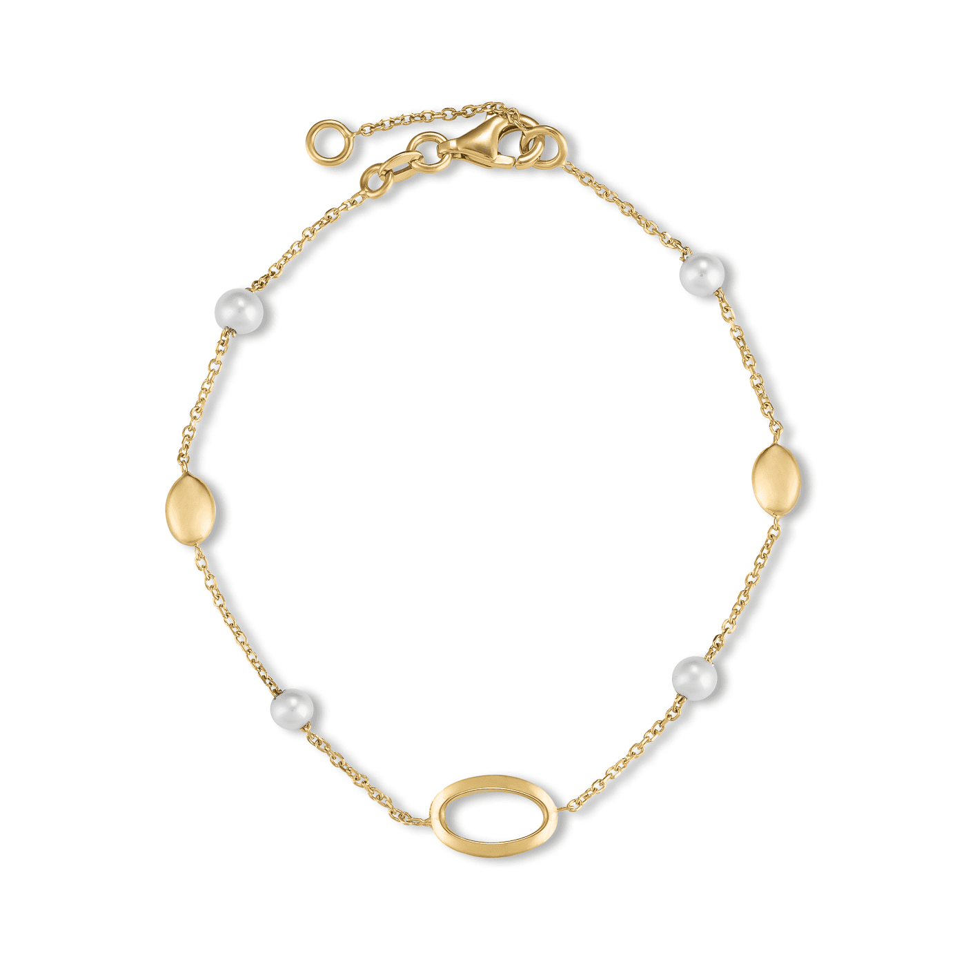 Perlenarmband 375er Gelbgold Süßwasser Zuchtperle Perlenarmband 375er Gelbgold Süßwasser Zuchtperle