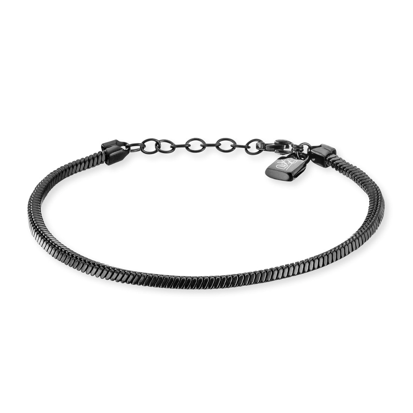 Armband Edelstahl schwarz Francesco Armband Edelstahl schwarz Francesco