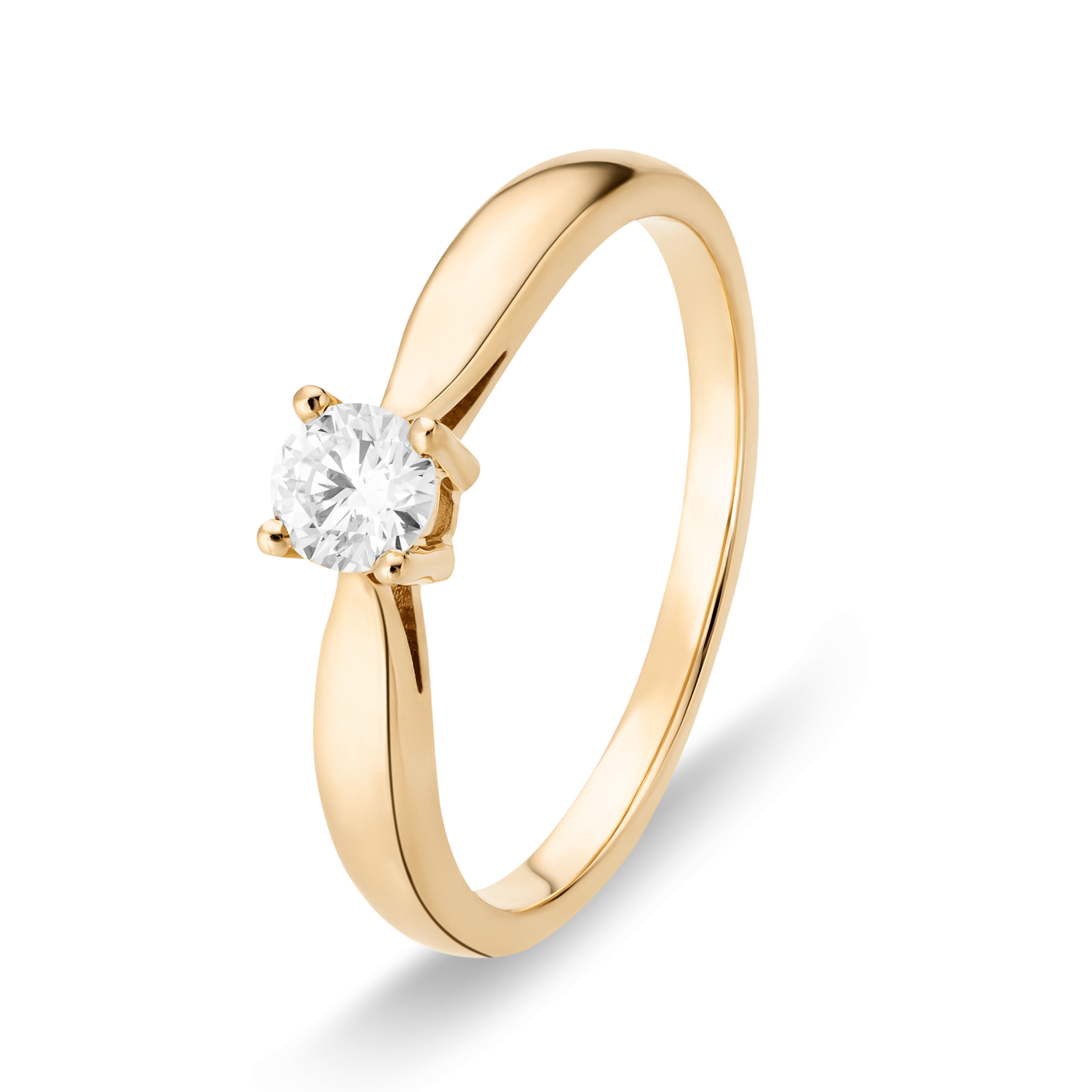Ring Diamant ca. 0,25 ct. 585er Gelbgold Select Solitär Ring Diamant ca. 0,25 ct. 585er Gelbgold Select Solitär