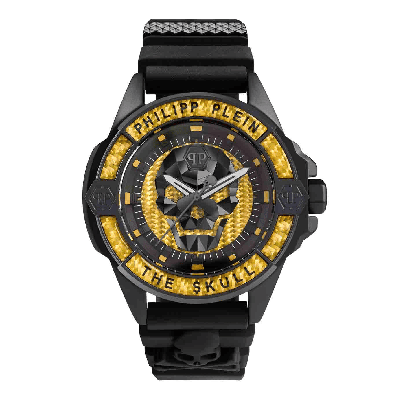 THE $KULL CARBON FIBER Quarz Uhr