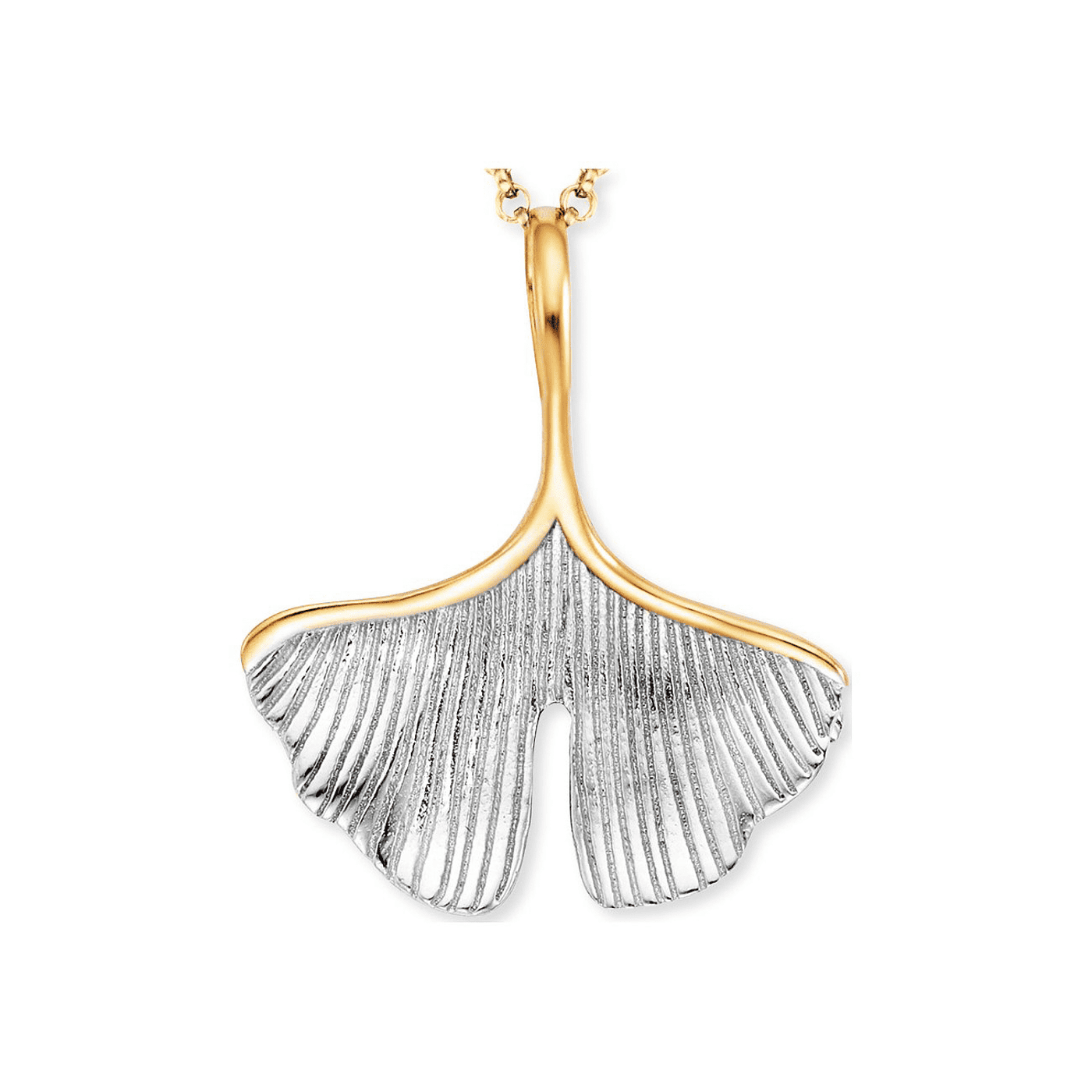 Kette 925er Bicolor Ginkgo Kette 925er Bicolor Ginkgo