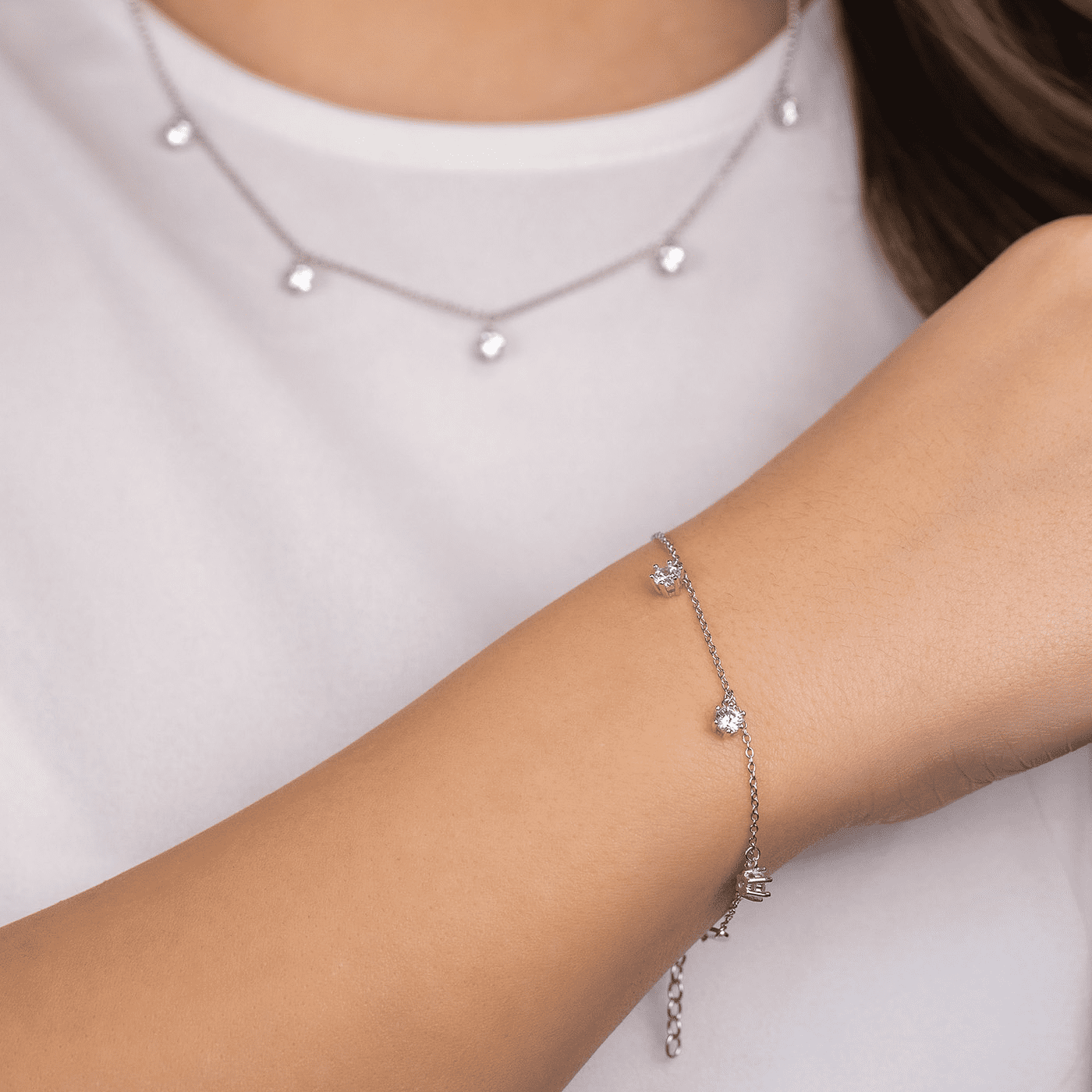 Armband Zirkonia 925er Silber Shiny Armband Zirkonia 925er Silber Shiny