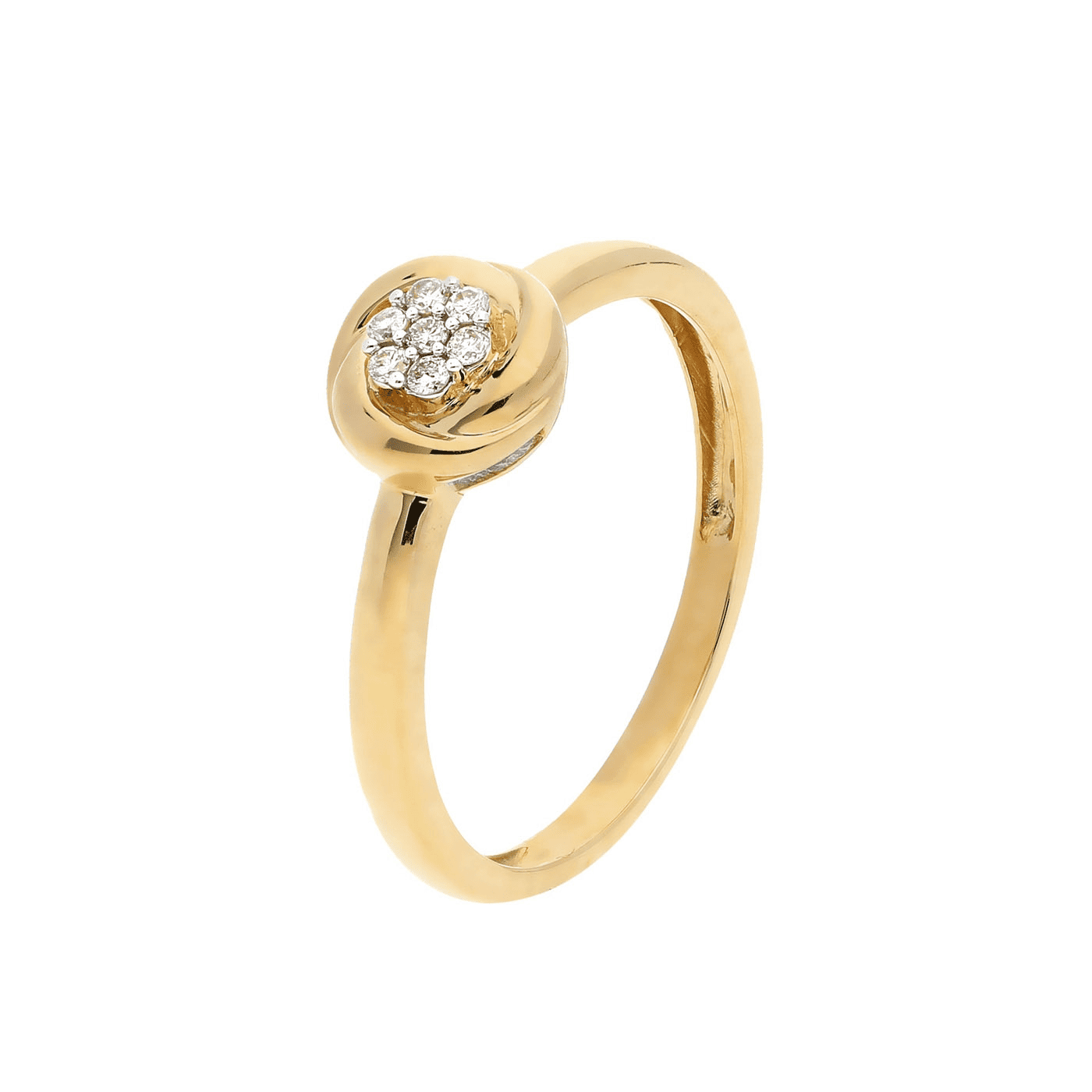 Ring Diamant zus. ca. 0,07 ct. 333er Gelbgold Ring Diamant zus. ca. 0,07 ct. 333er Gelbgold