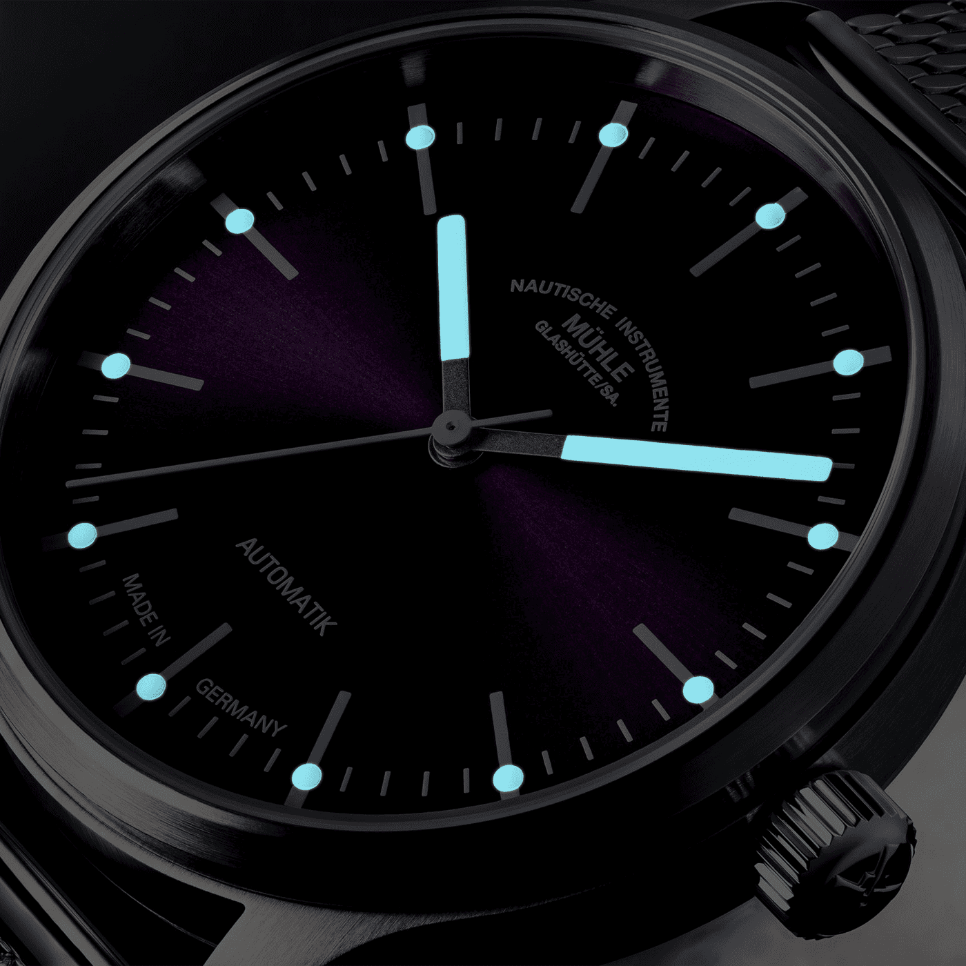 Panova violett Automatik Uhr Panova violett Automatik Uhr