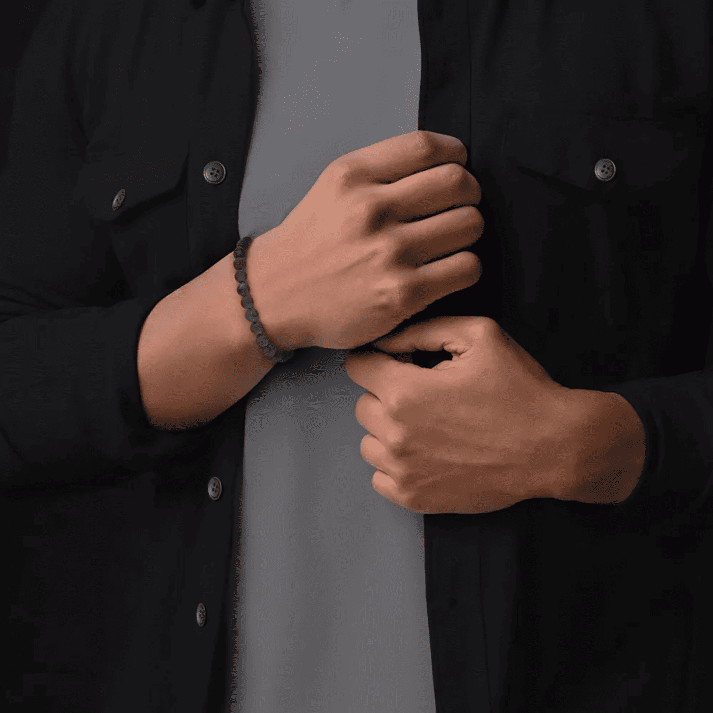 Armband Edelstahl Matt Red-brown Sugar Armband Edelstahl Matt Red-brown Sugar