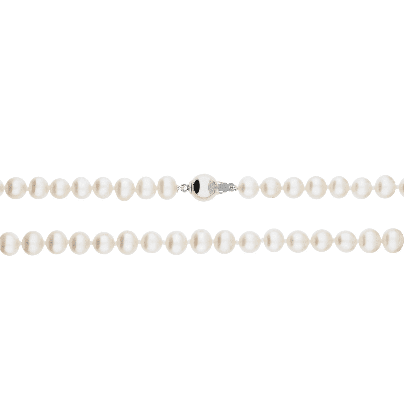 Perlenkette 925er Silber Süßwasser-Zuchtperle Perlenkette 925er Silber Süßwasser-Zuchtperle