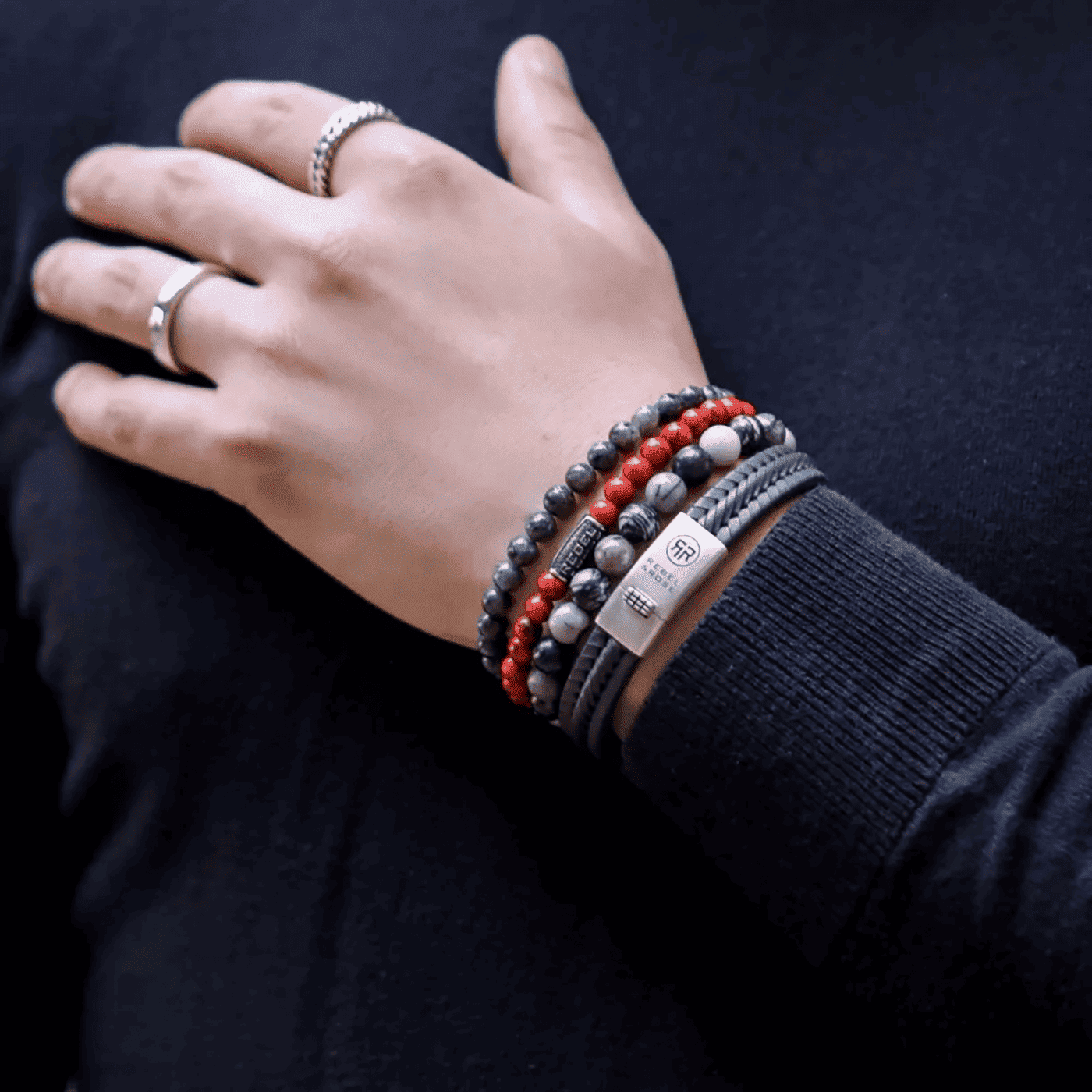 Armband Edelstahl Grey Seduction Vintage Armband Edelstahl Grey Seduction Vintage