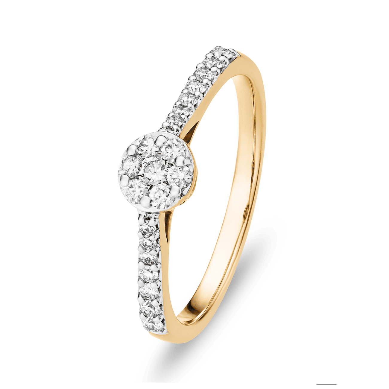 Ring Diamant zus.ca. 0,30 ct. 585er Gelbgold Margerita Ring Diamant zus.ca. 0,30 ct. 585er Gelbgold Margerita