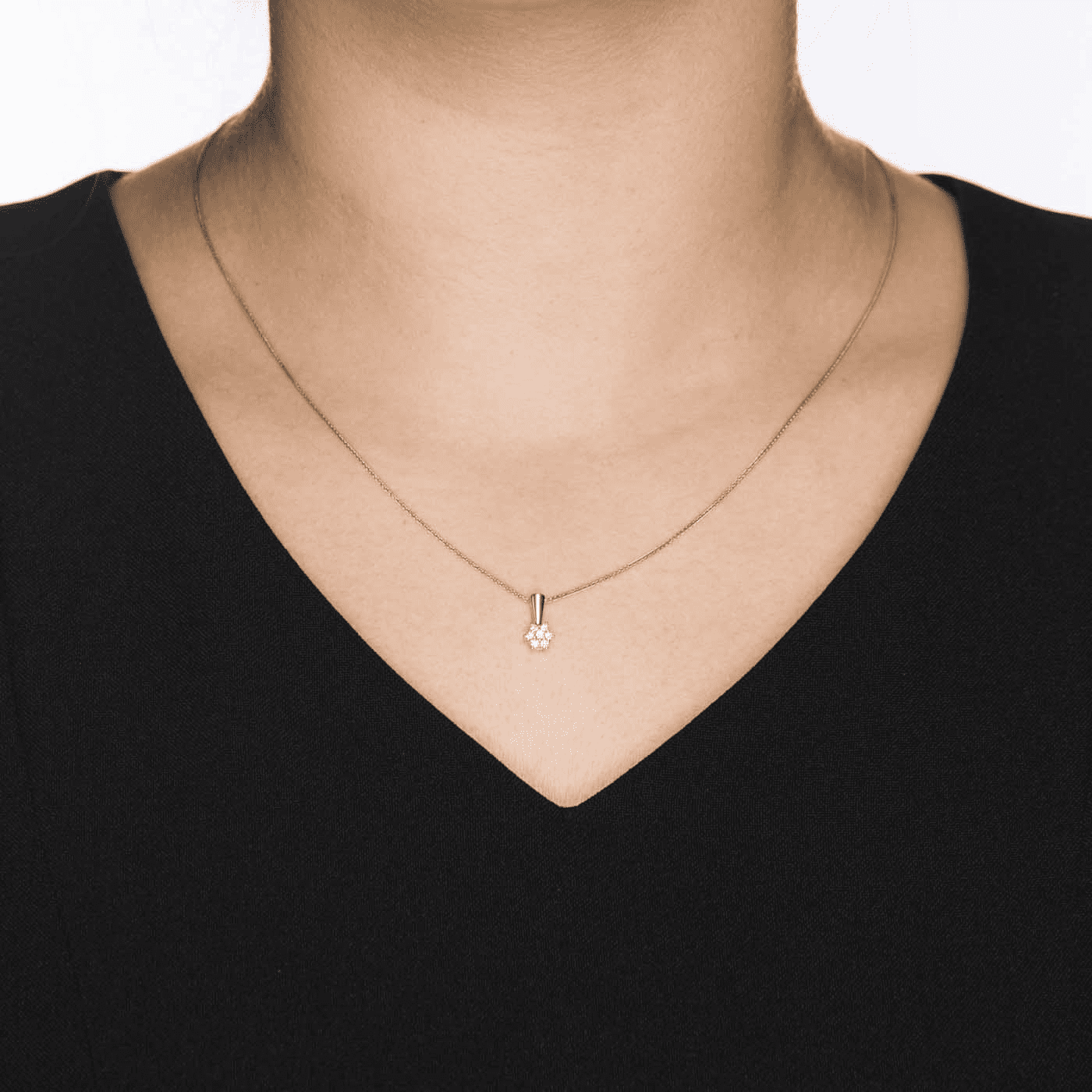 Kette Diamant zus. ca. 0,10 ct. 333er Gelbgold Heide Kette Diamant zus. ca. 0,10 ct. 333er Gelbgold Heide