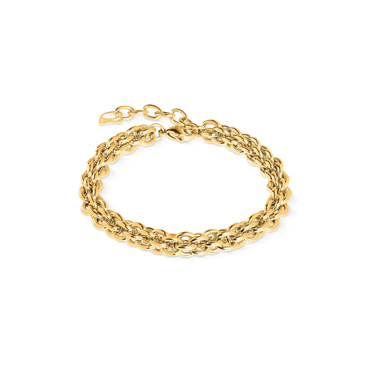 Armband Edelstahl gelb vergoldet Mesh Chain Classic Armband Edelstahl gelb vergoldet Mesh Chain Classic