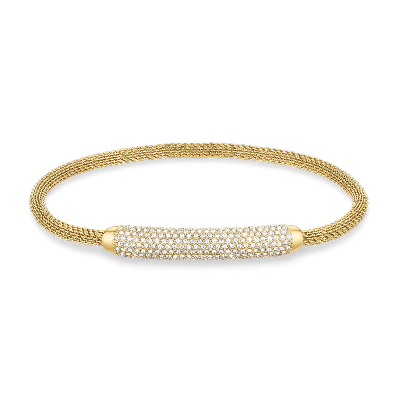 Armband Edelstahl gelb vergoldet Pavé Armband Edelstahl gelb vergoldet Pavé